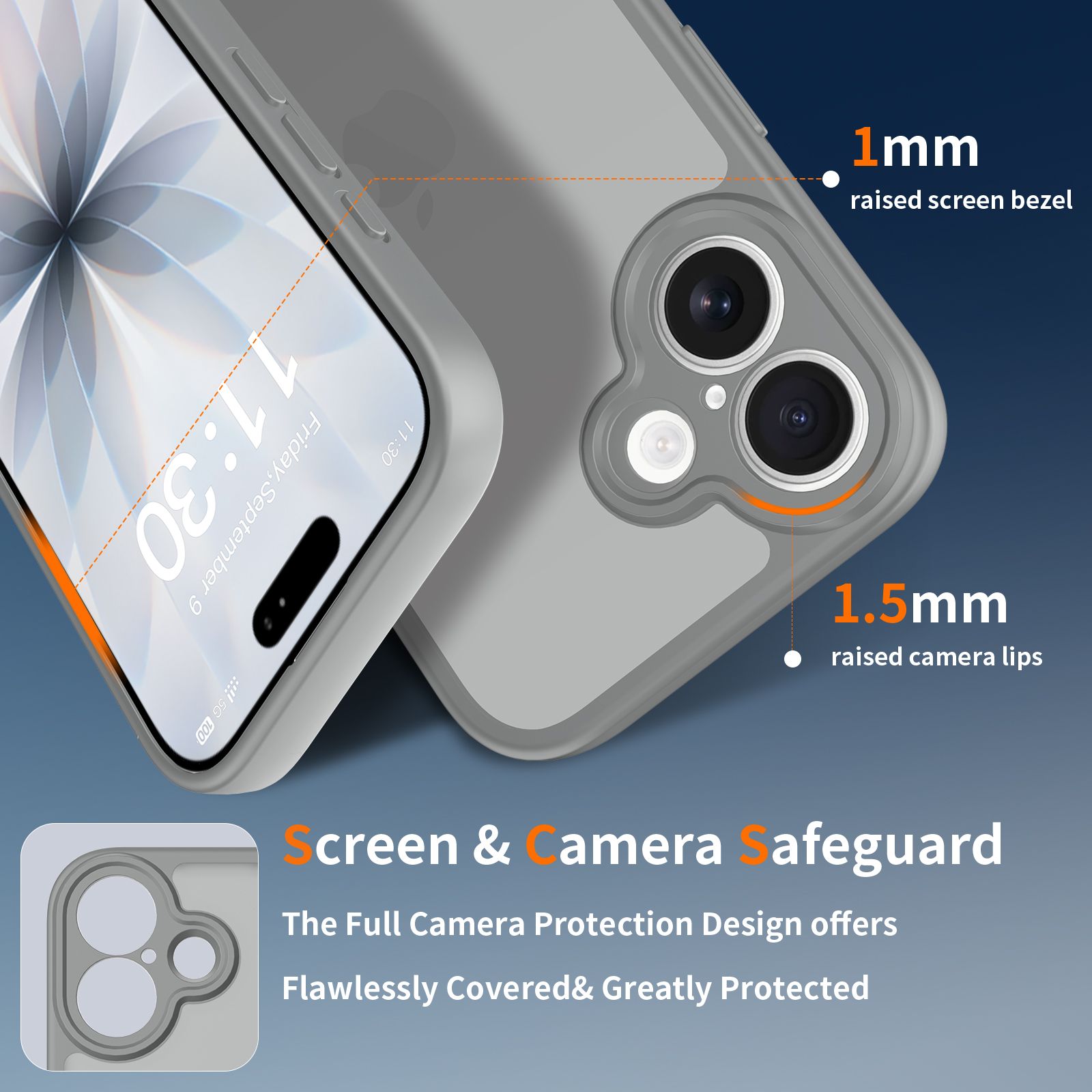 Frost Shield Translucent Matte Frosted Skin Feel Case — 11