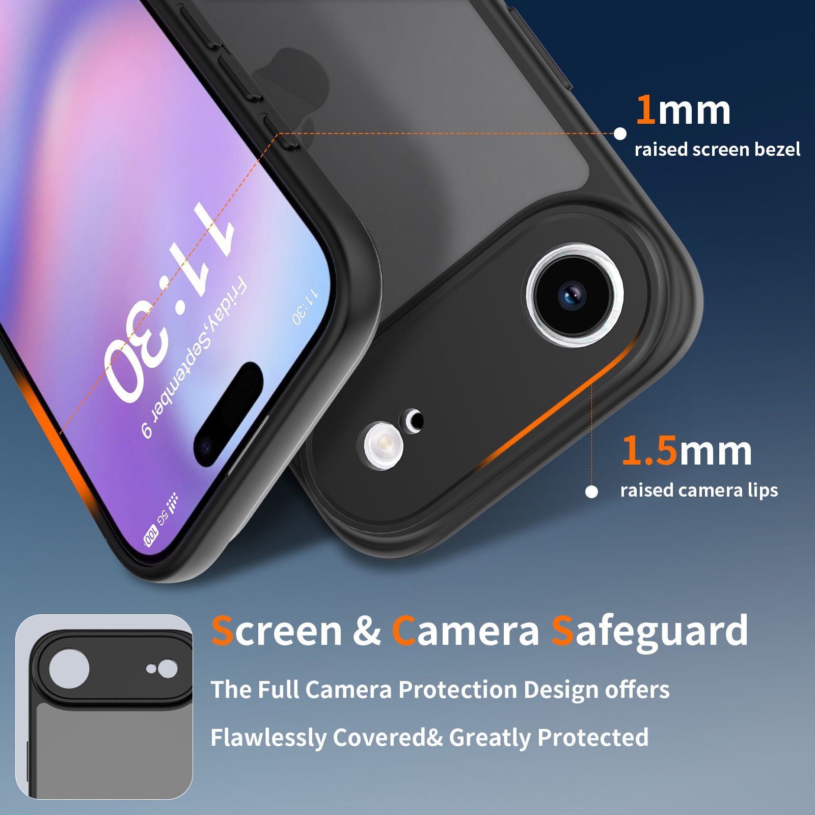 Frost Shield Translucent Matte Frosted Skin Feel Case — 51