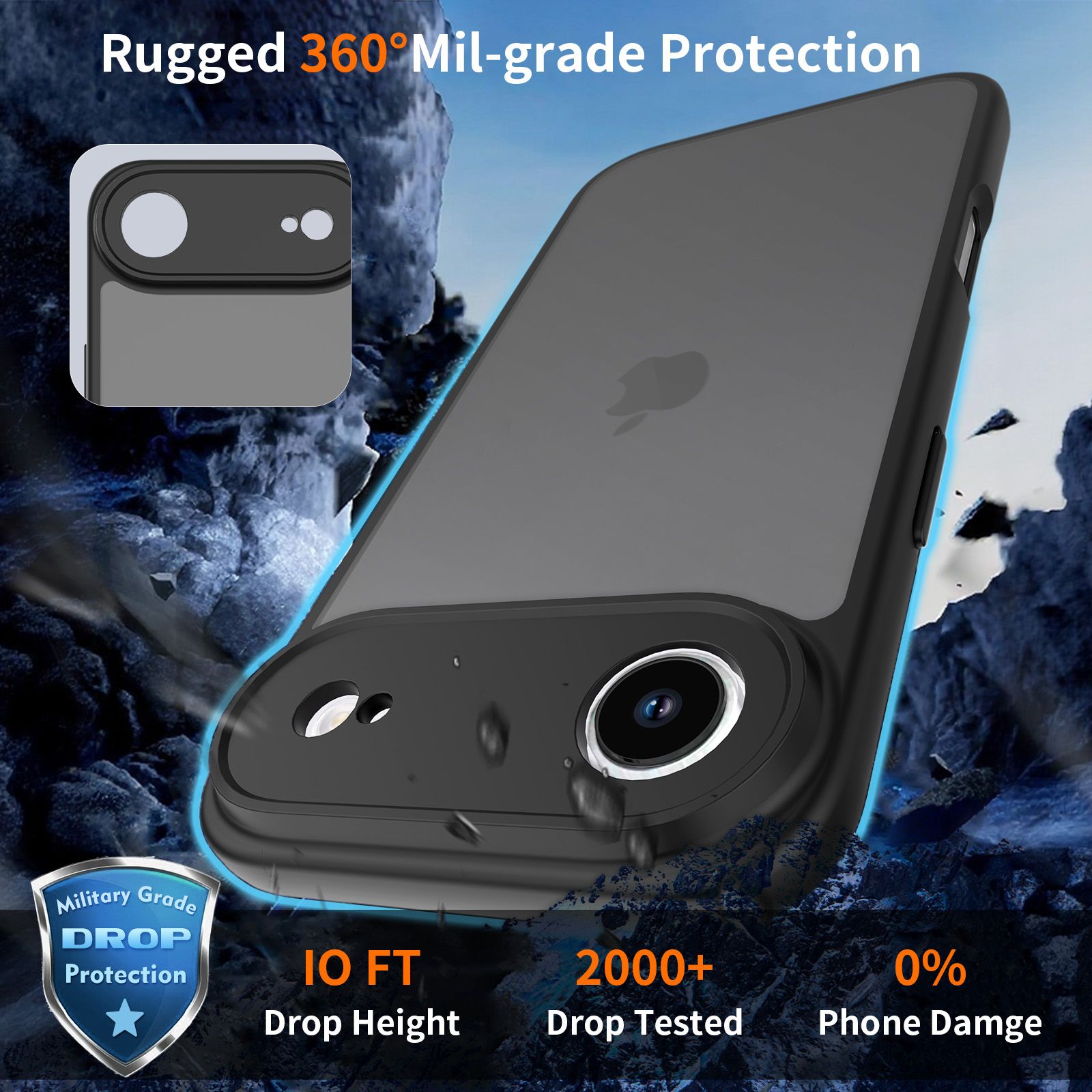 Frost Shield Translucent Matte Frosted Skin Feel Case — 52