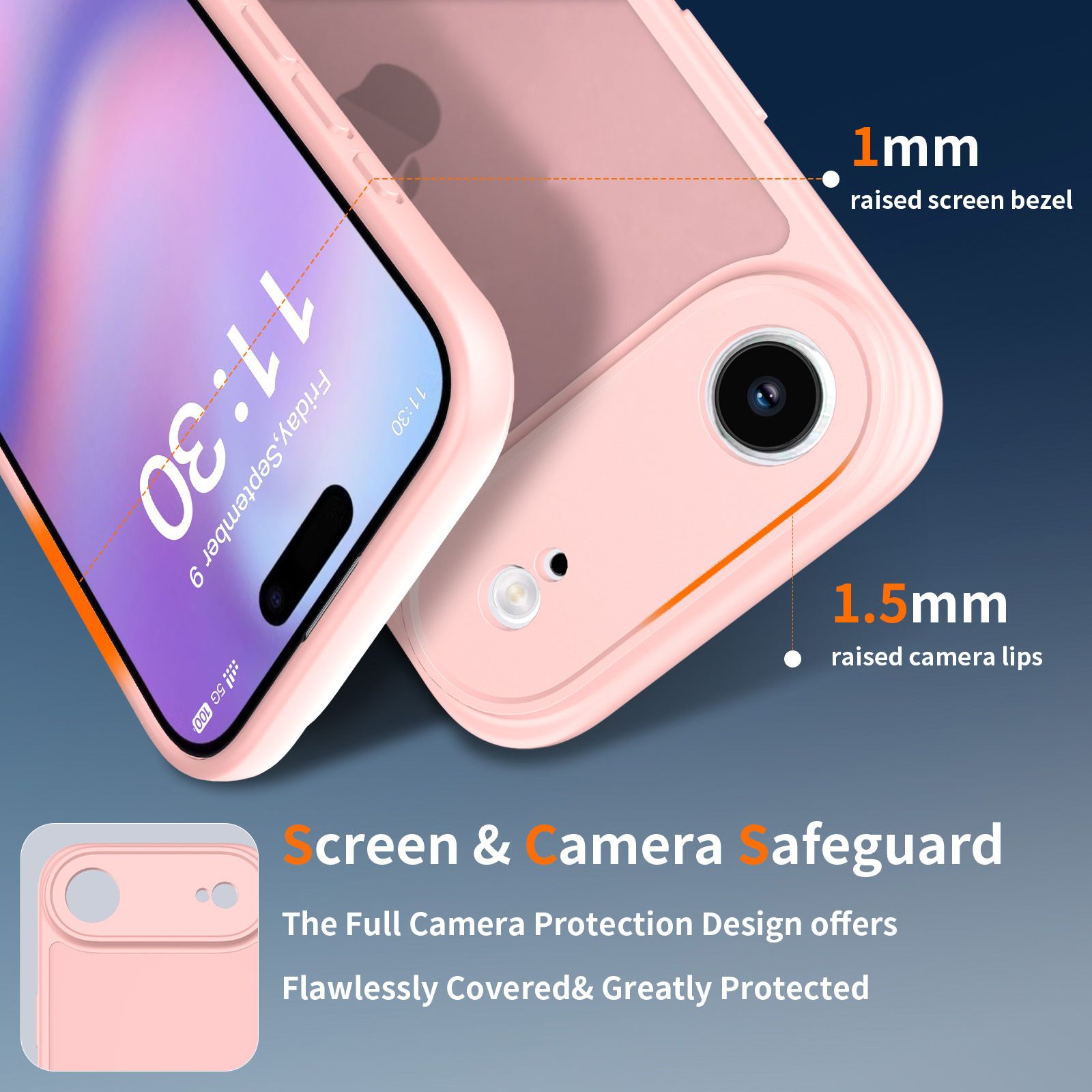 Frost Shield Translucent Matte Frosted Skin Feel Case — 63