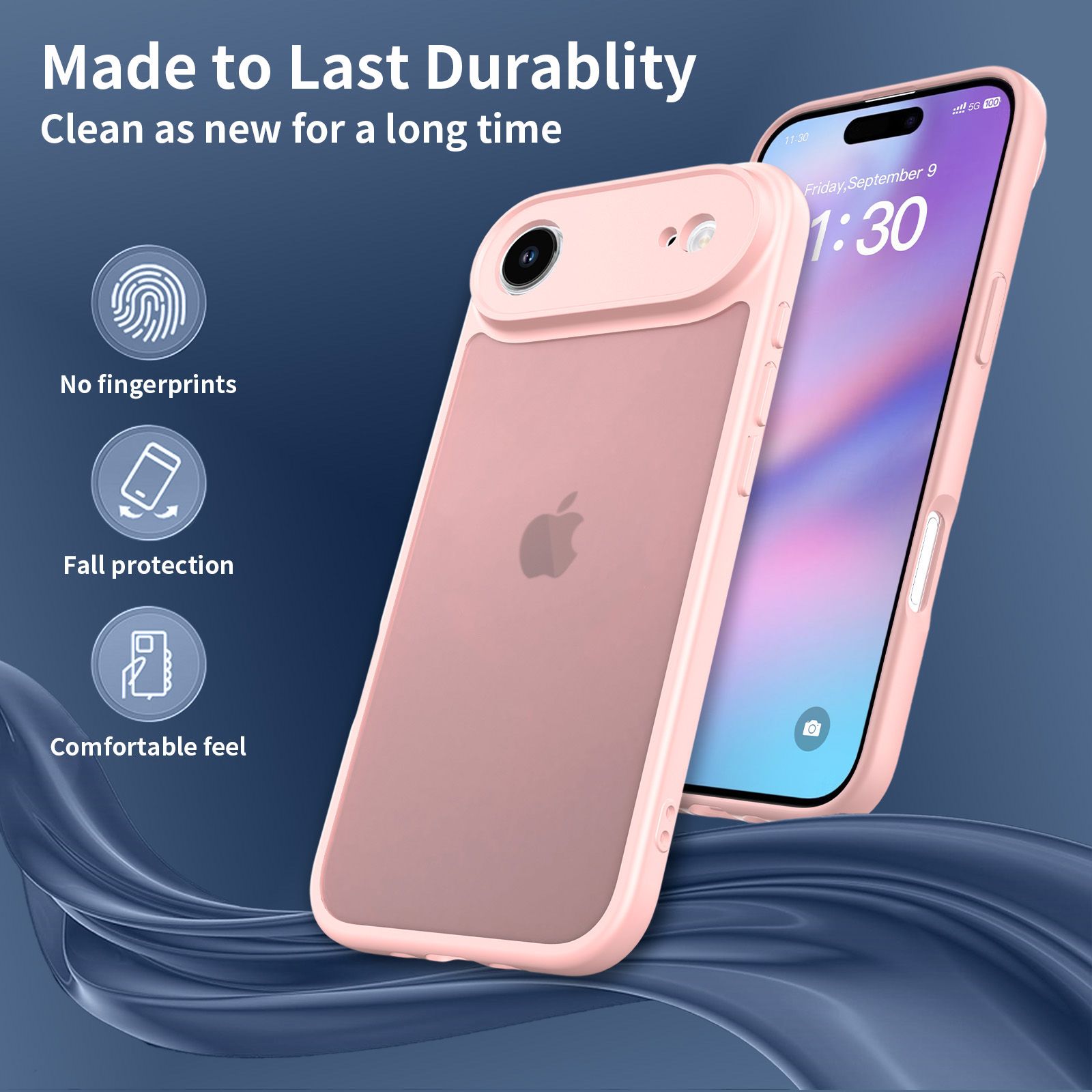 Frost Shield Translucent Matte Frosted Skin Feel Case — 65