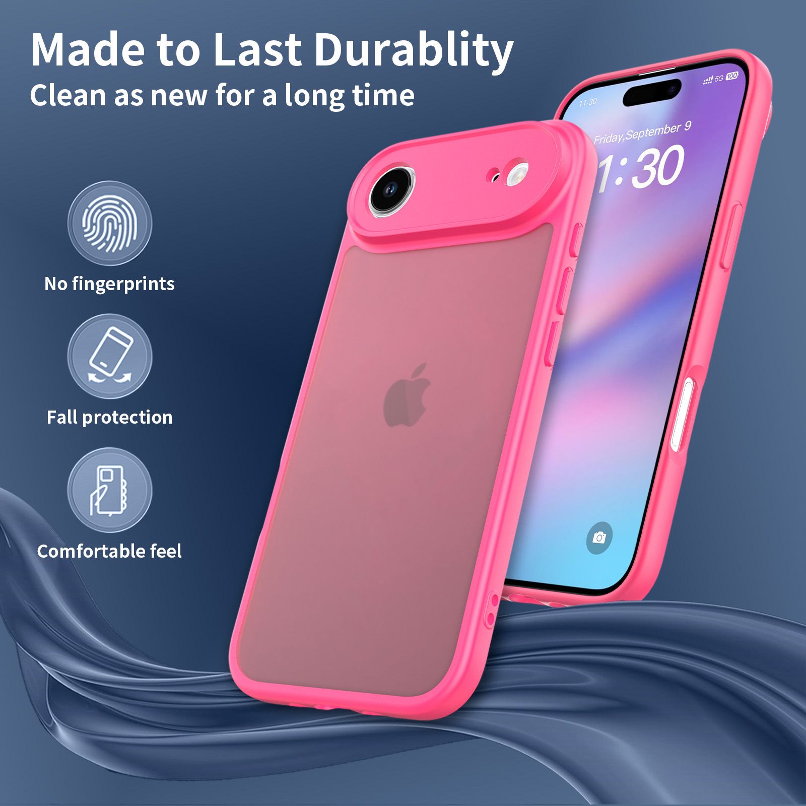 Frost Shield Translucent Matte Frosted Skin Feel Case — 70