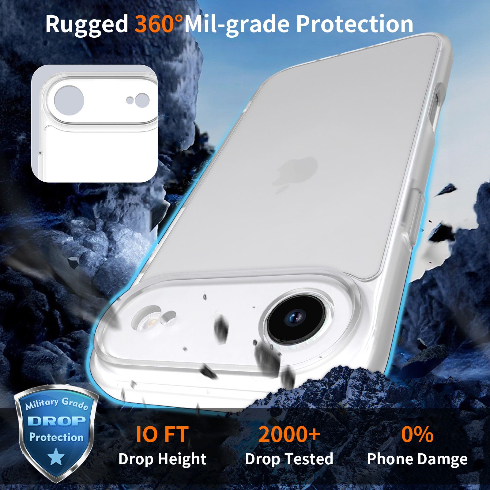 Frost Shield Translucent Matte Frosted Skin Feel Case — 94