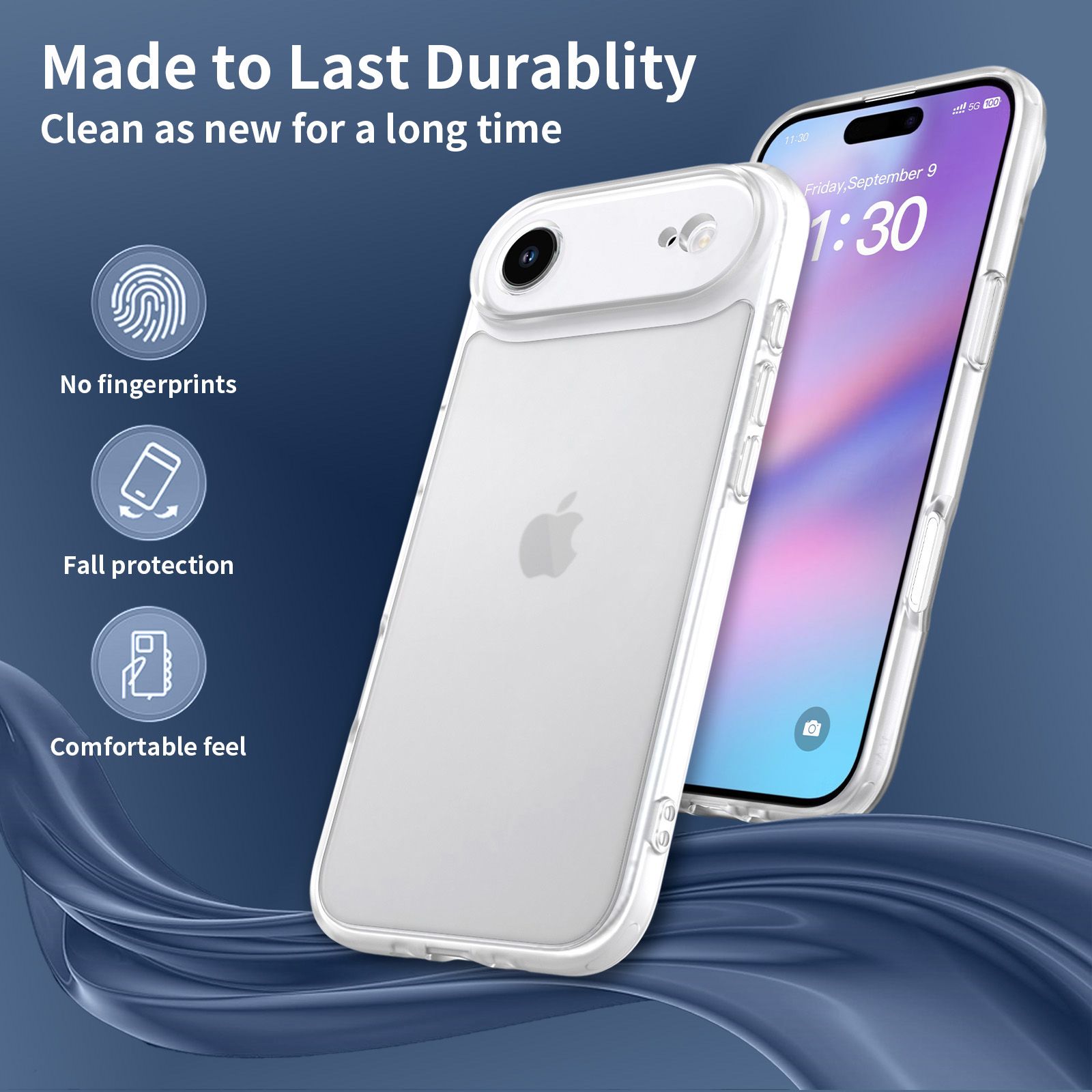 Frost Shield Translucent Matte Frosted Skin Feel Case — 95