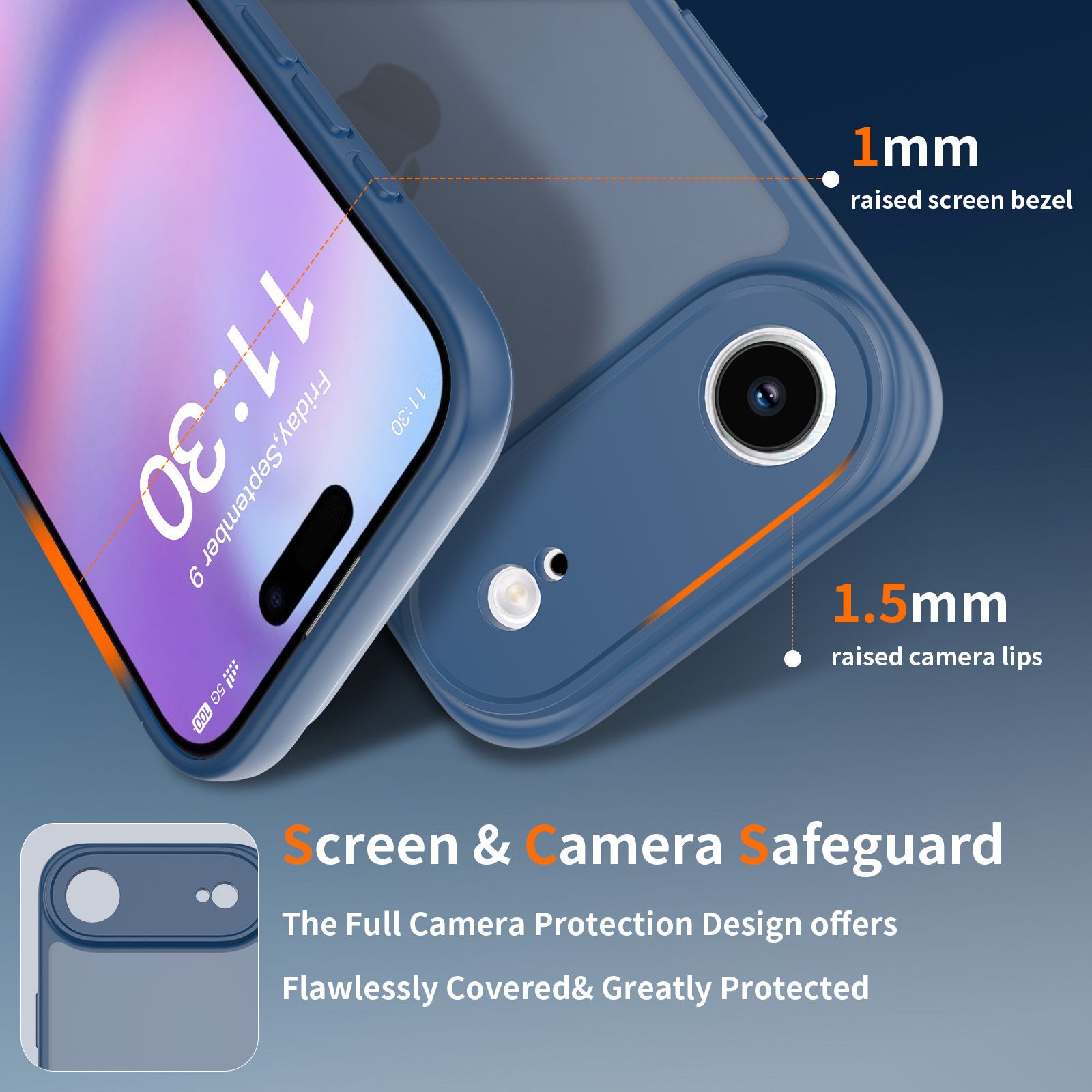 Frost Shield Translucent Matte Frosted Skin Feel Case — 78