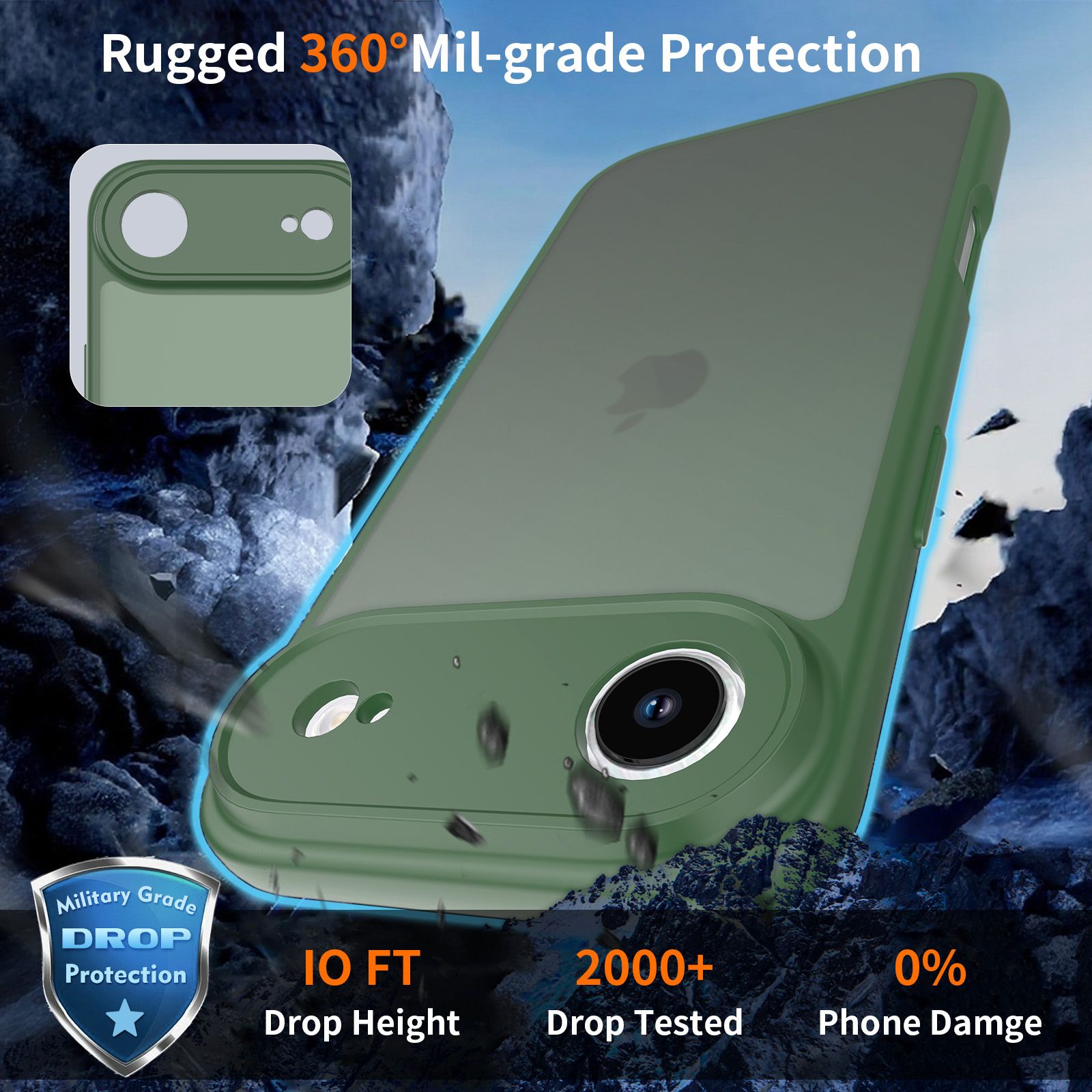 Frost Shield Translucent Matte Frosted Skin Feel Case — 79