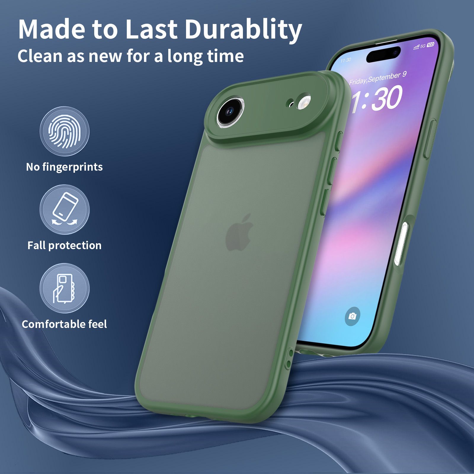 Frost Shield Translucent Matte Frosted Skin Feel Case — 80