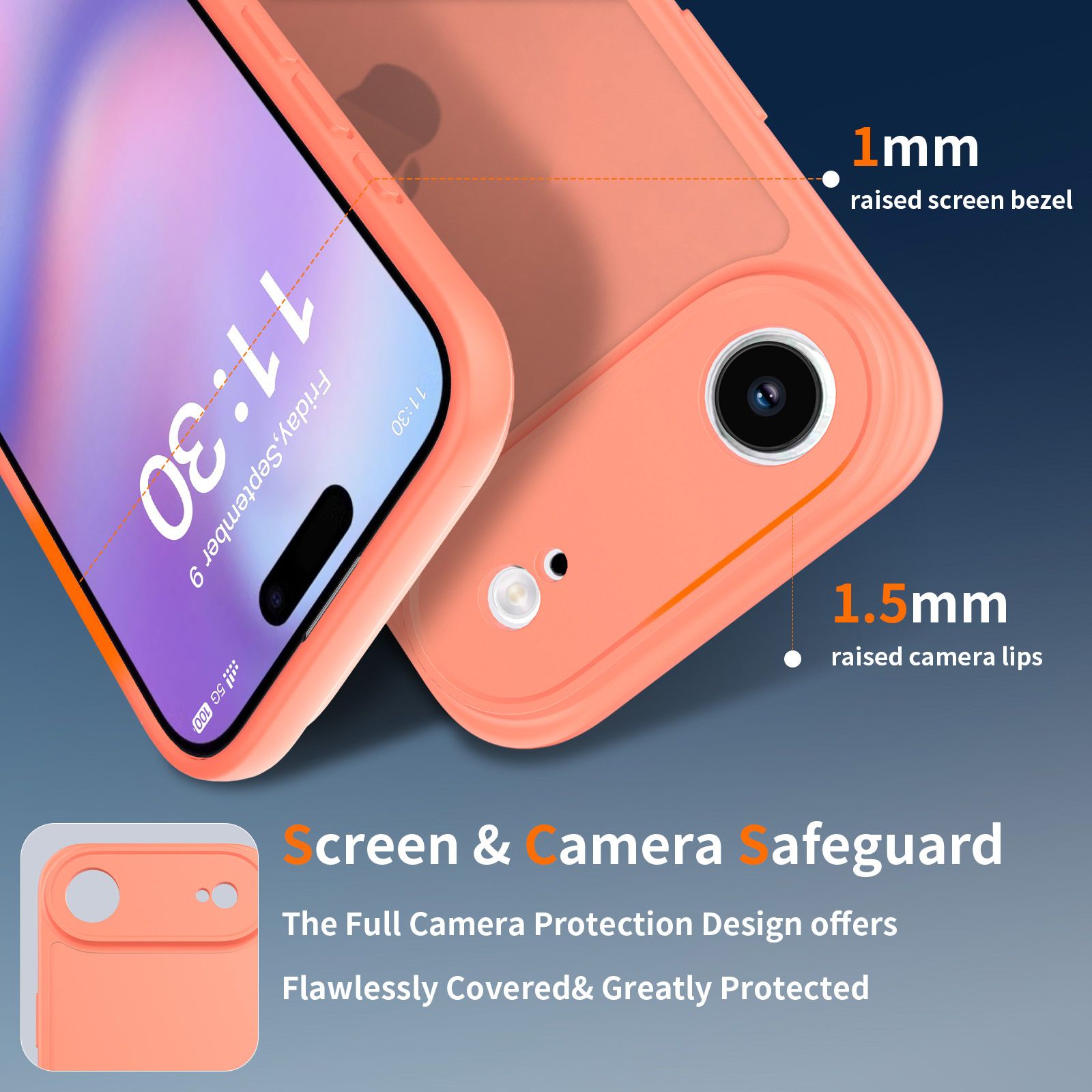 Frost Shield Translucent Matte Frosted Skin Feel Case — 88