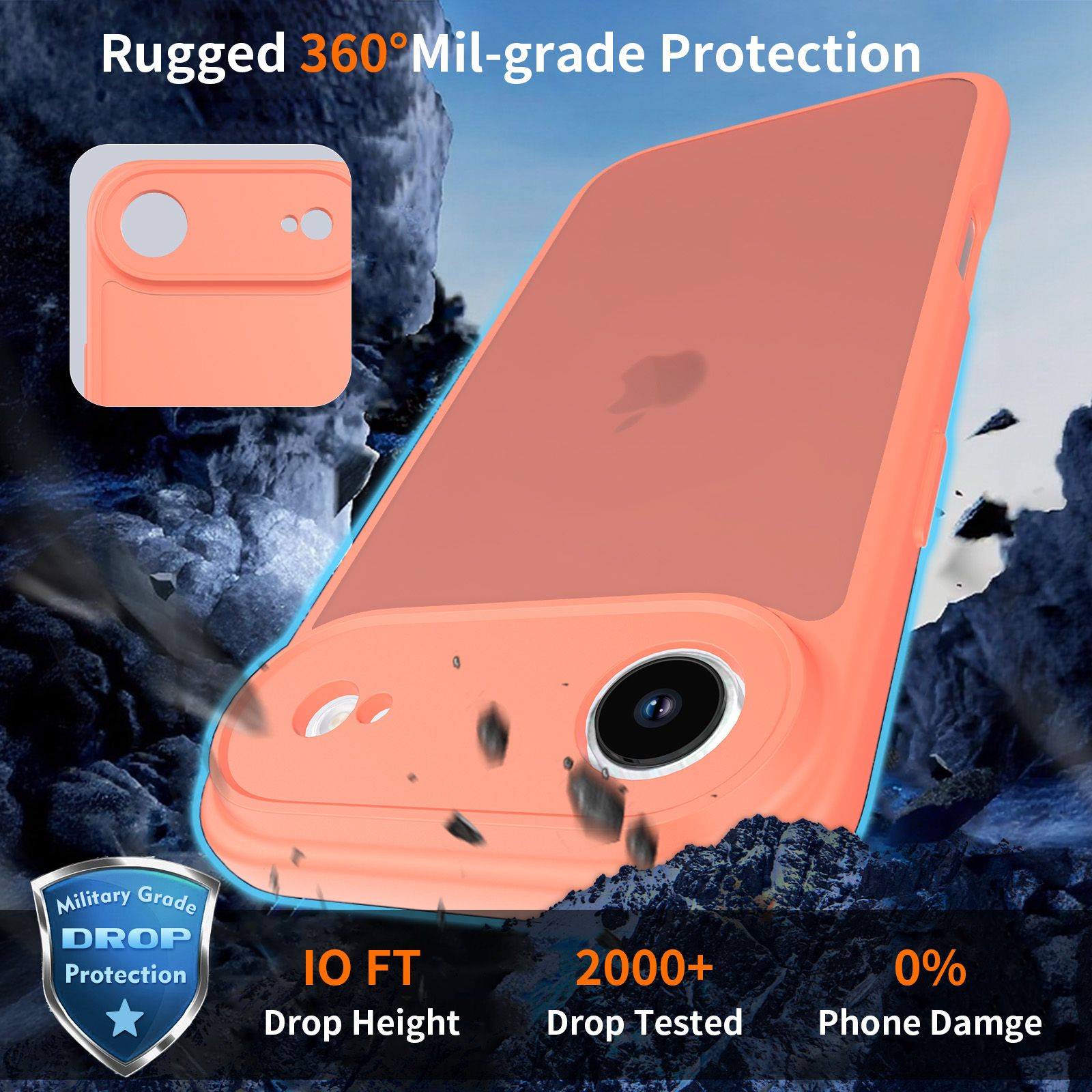 Frost Shield Translucent Matte Frosted Skin Feel Case — 89