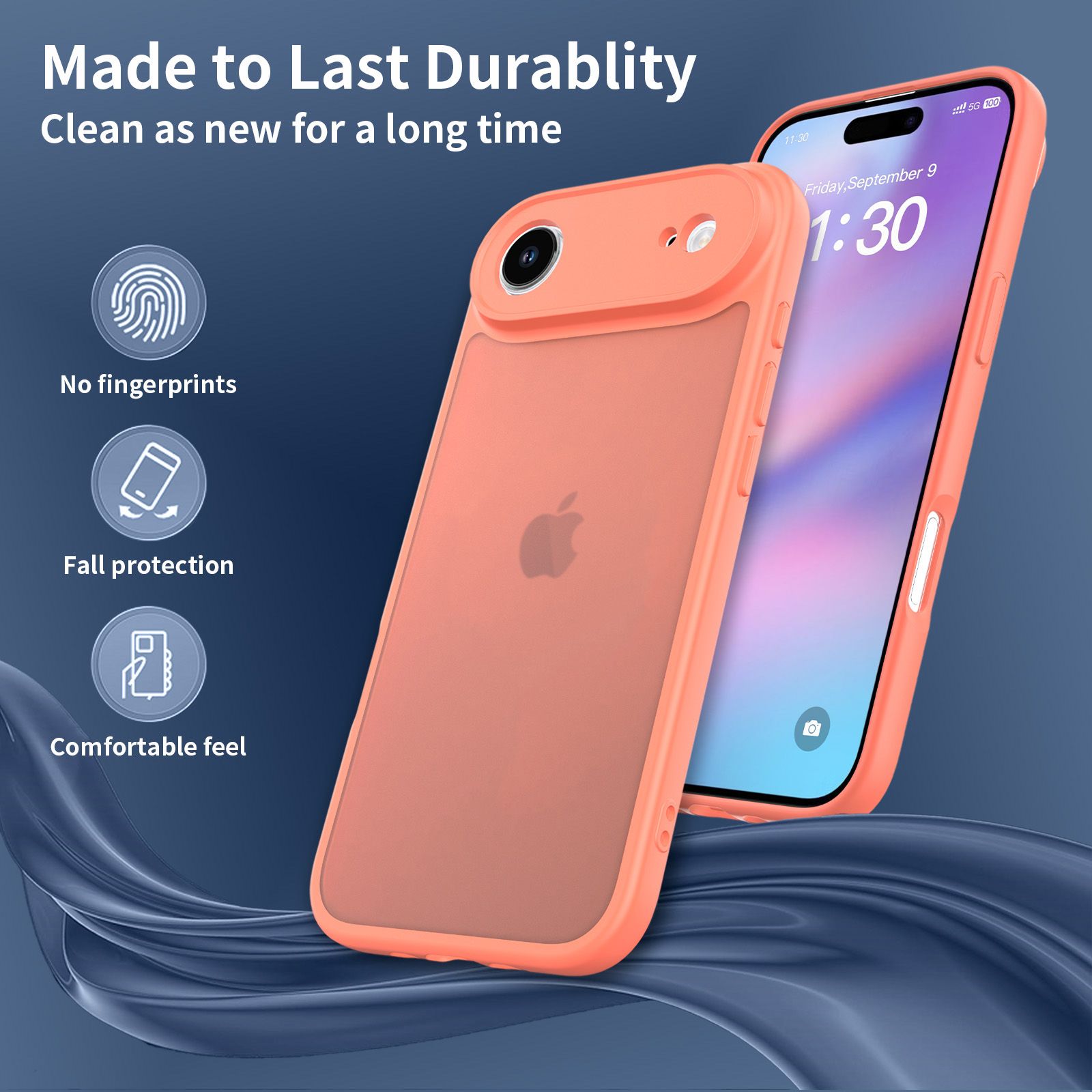 Frost Shield Translucent Matte Frosted Skin Feel Case — 90