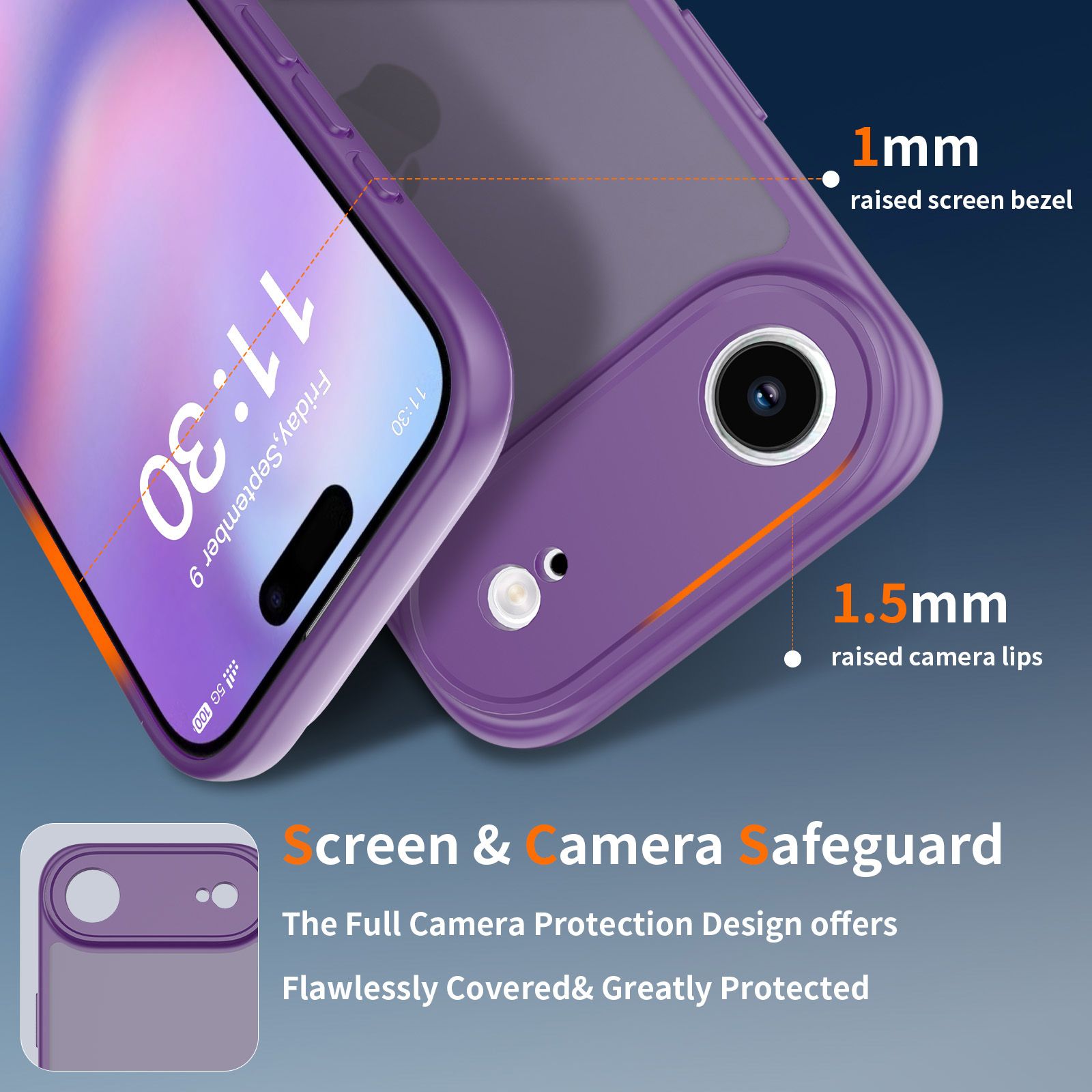 Frost Shield Translucent Matte Frosted Skin Feel Case — 73