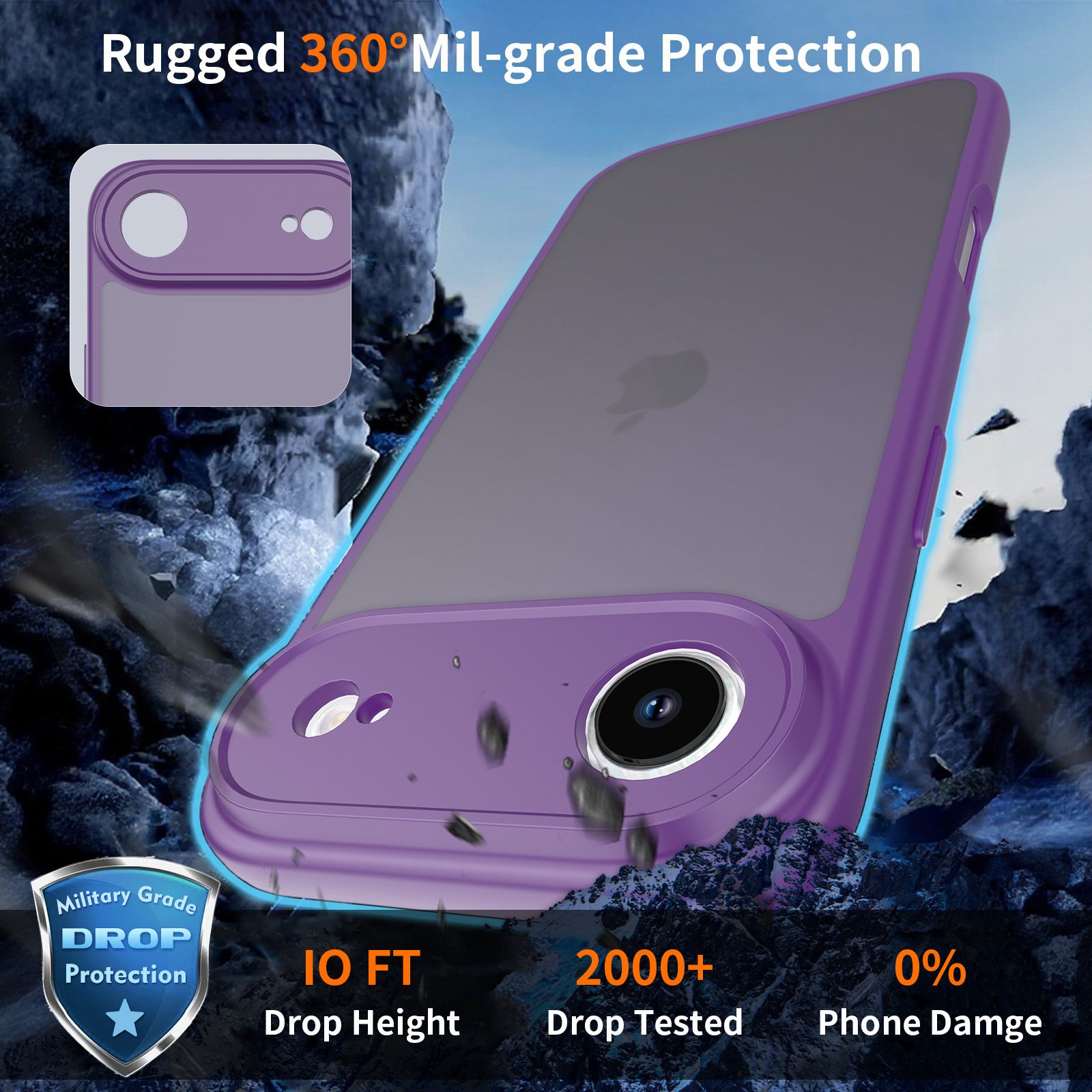Frost Shield Translucent Matte Frosted Skin Feel Case — 74