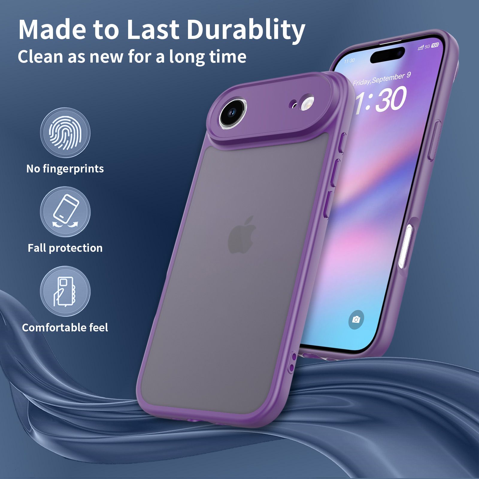 Frost Shield Translucent Matte Frosted Skin Feel Case — 75