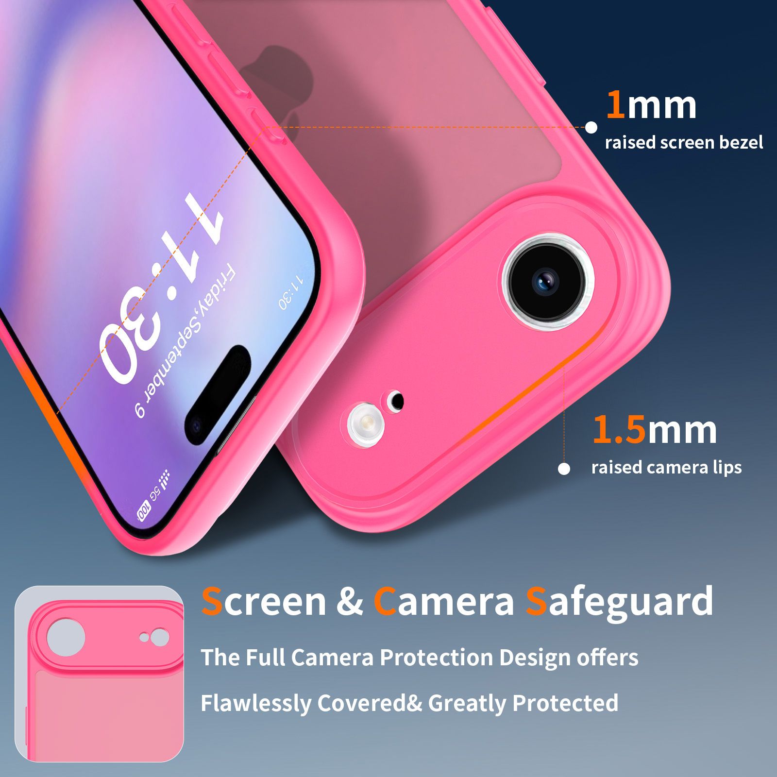 Frost Shield Translucent Matte Frosted Skin Feel Case — 58