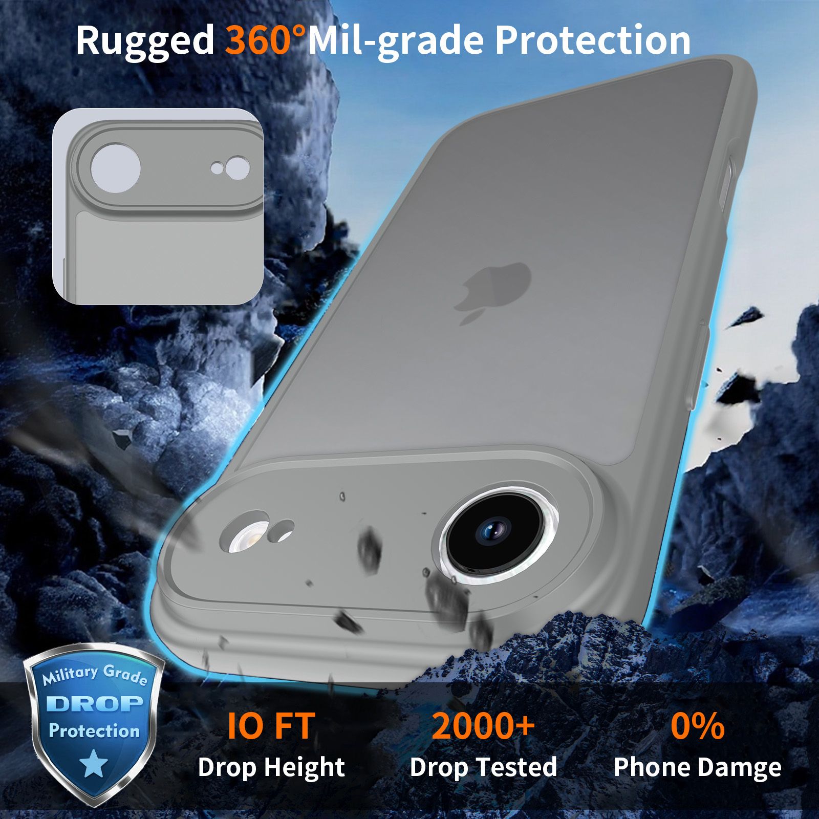 Frost Shield Translucent Matte Frosted Skin Feel Case — 59