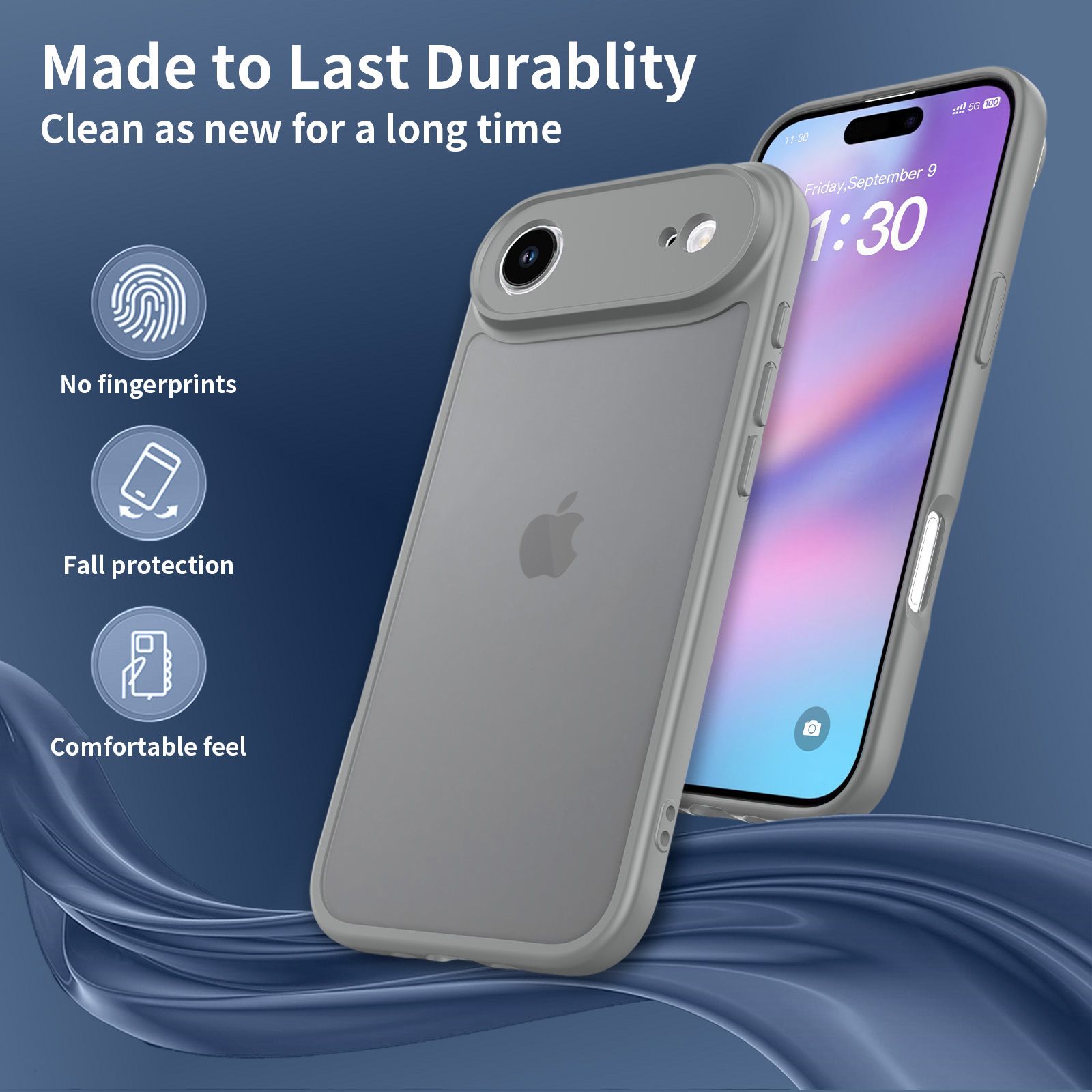 Frost Shield Translucent Matte Frosted Skin Feel Case — 60