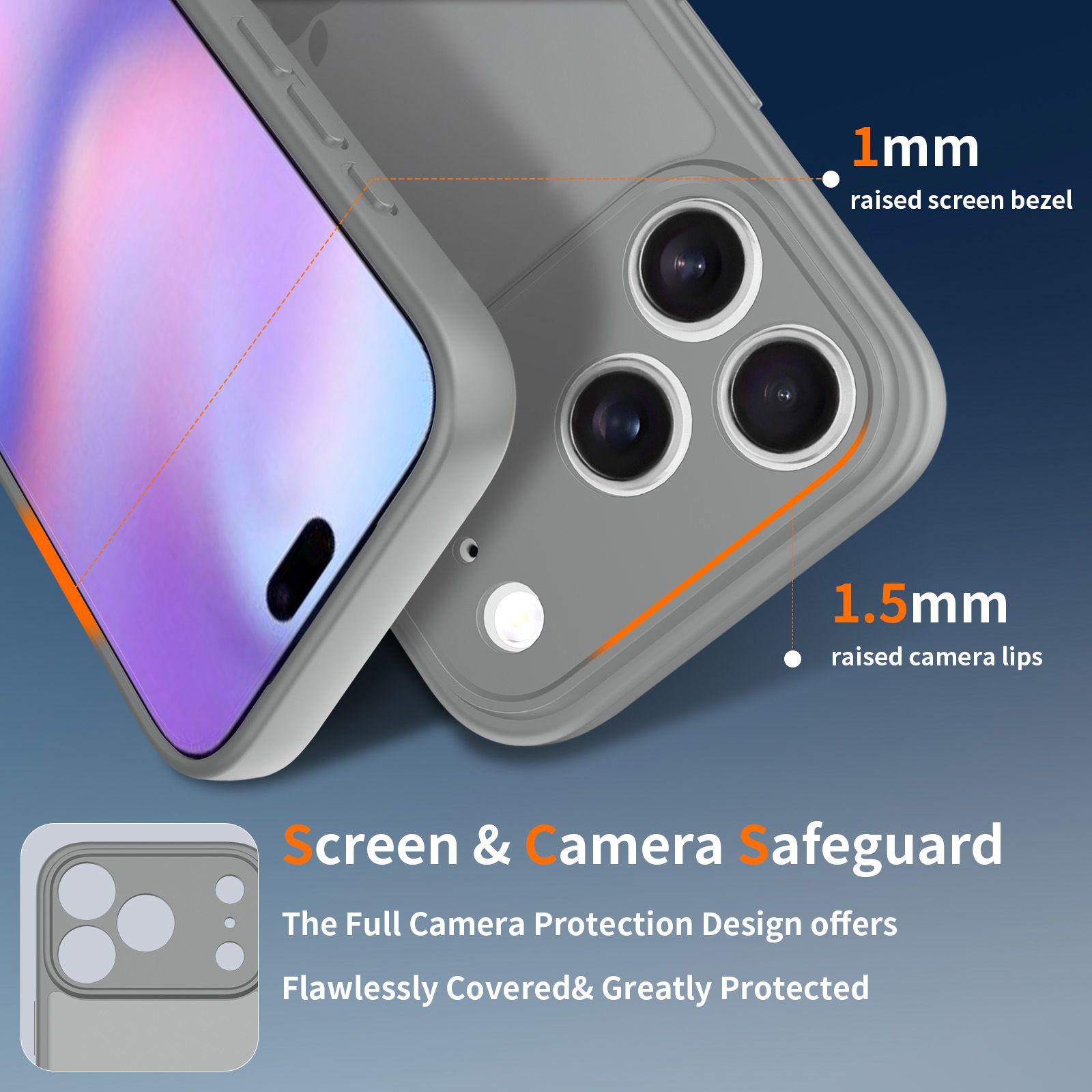 Frost Shield Translucent Matte Frosted Skin Feel Case — 115