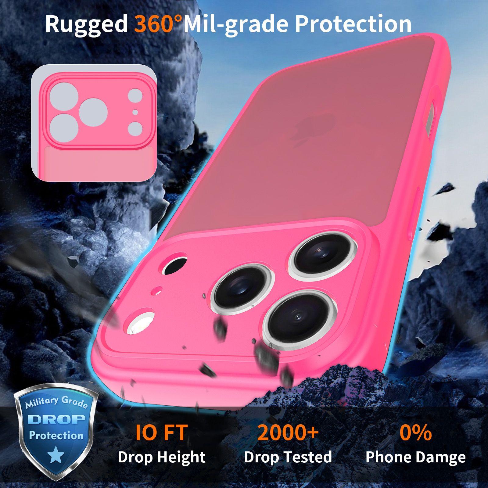 Frost Shield Translucent Matte Frosted Skin Feel Case — 116