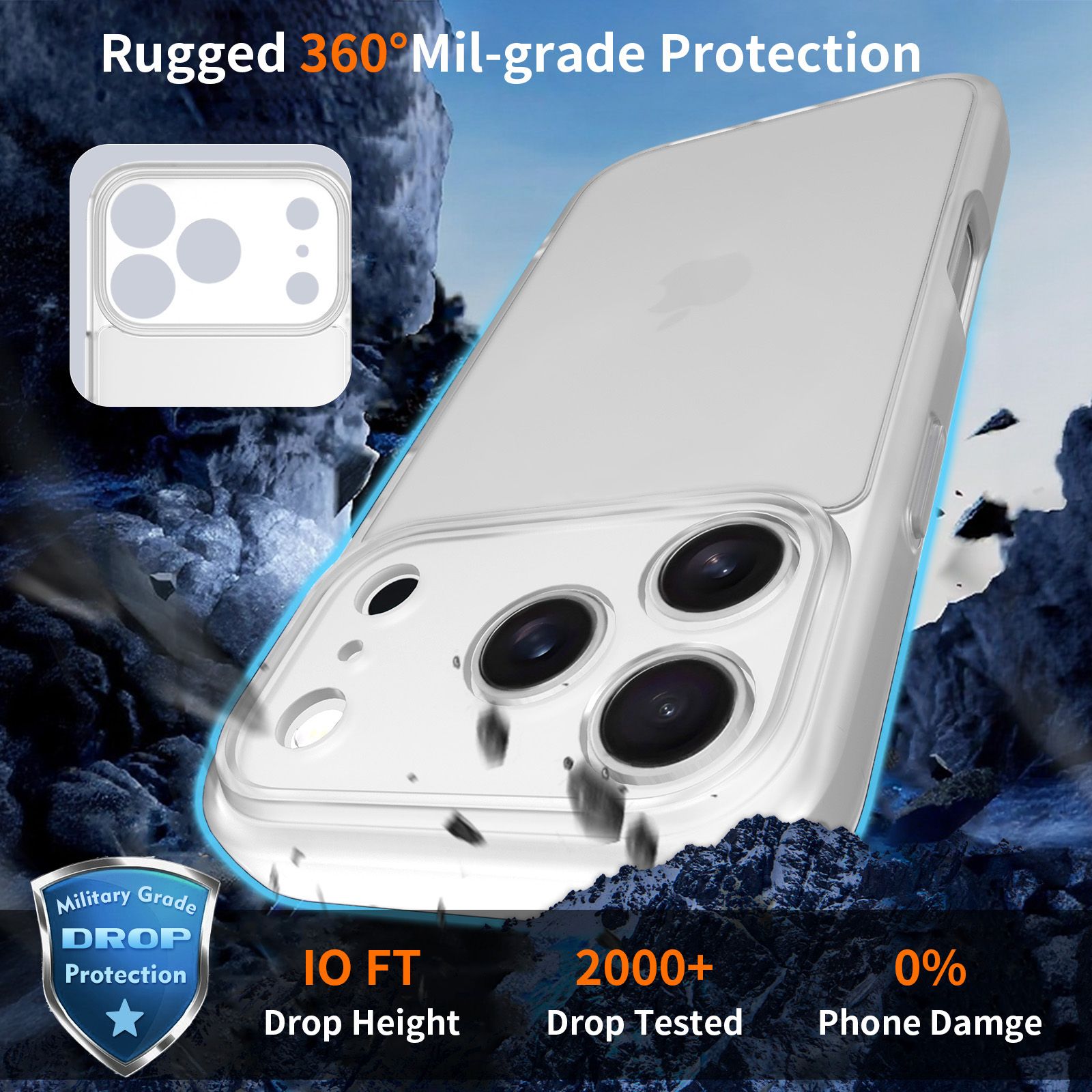 Frost Shield Translucent Matte Frosted Skin Feel Case — 141