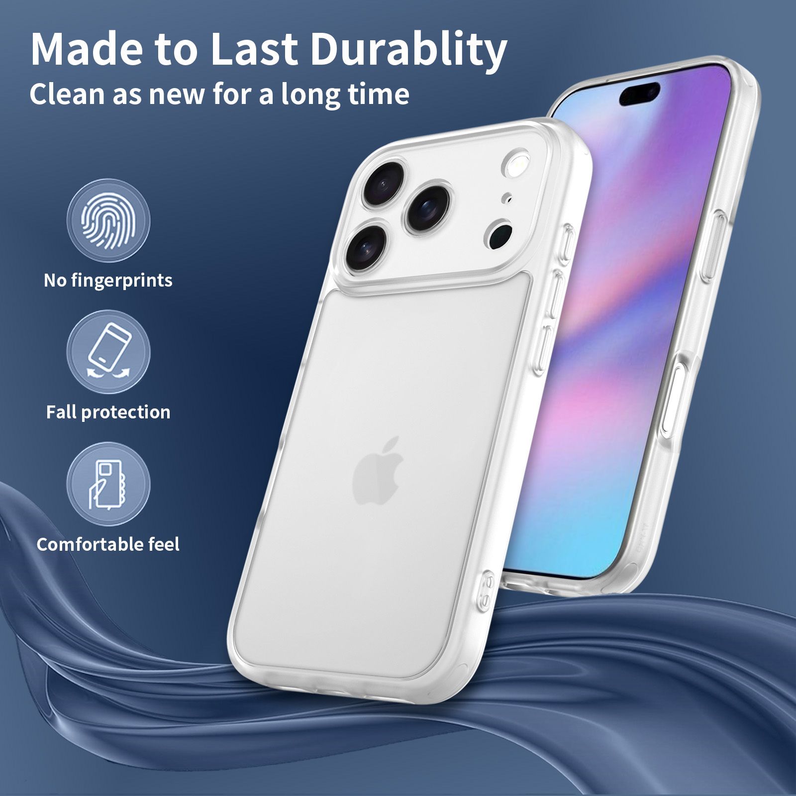 Frost Shield Translucent Matte Frosted Skin Feel Case — 142