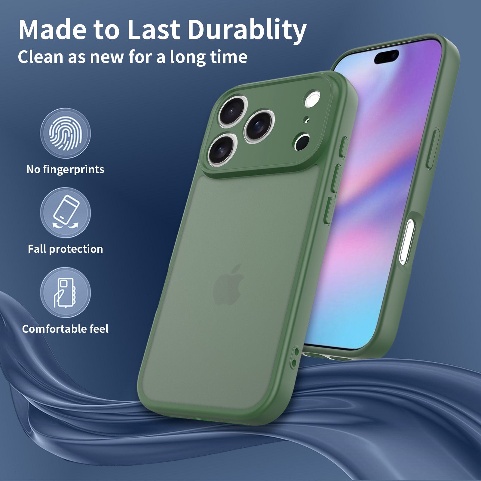 Frost Shield Translucent Matte Frosted Skin Feel Case — 127