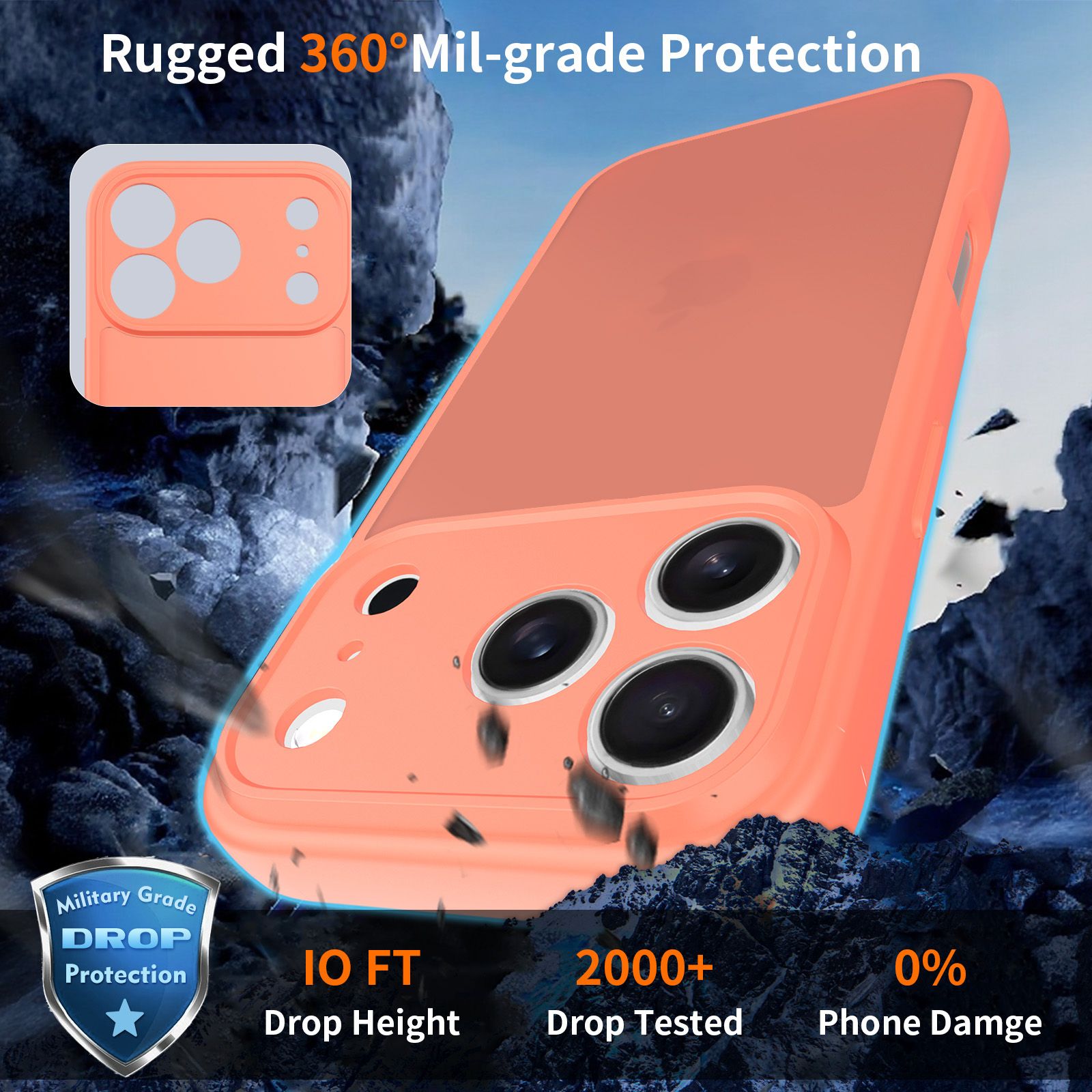Frost Shield Translucent Matte Frosted Skin Feel Case — 136