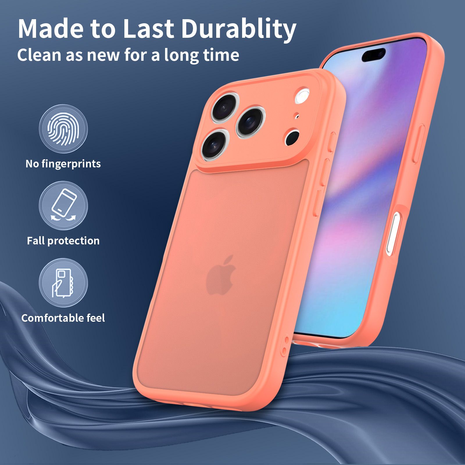 Frost Shield Translucent Matte Frosted Skin Feel Case — 137