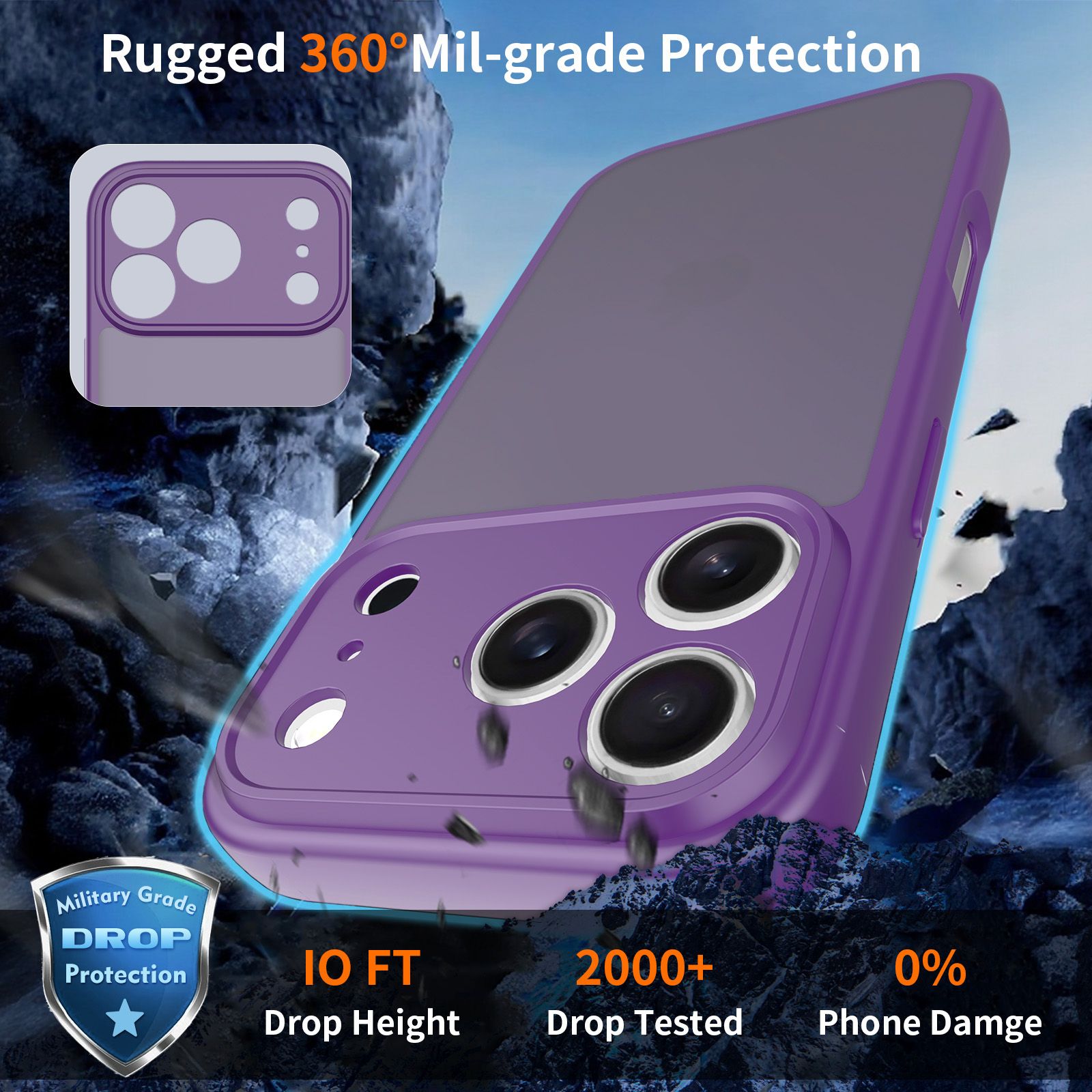 Frost Shield Translucent Matte Frosted Skin Feel Case — 121