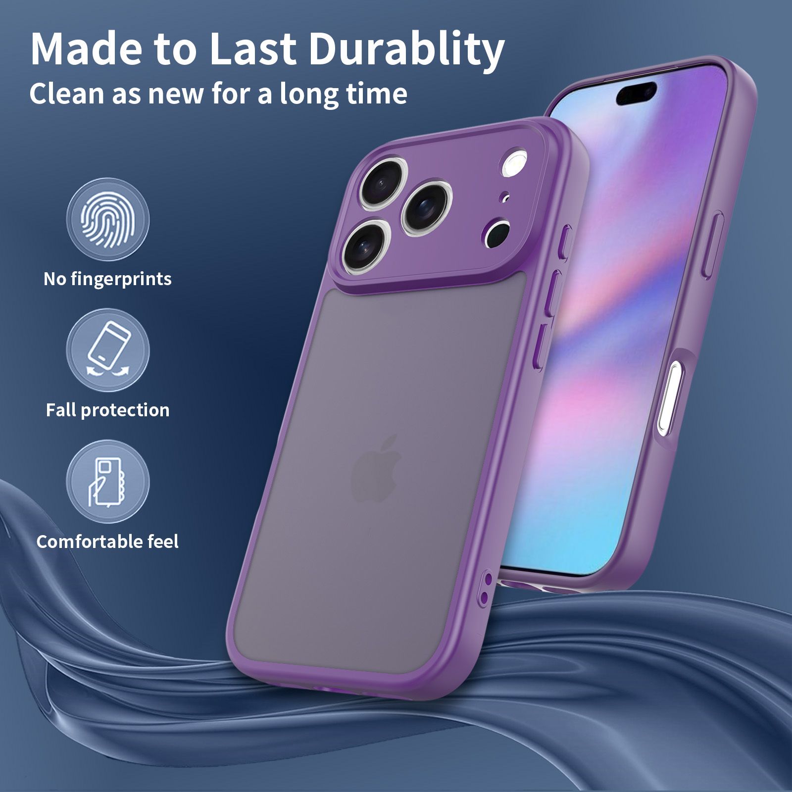 Frost Shield Translucent Matte Frosted Skin Feel Case — 122