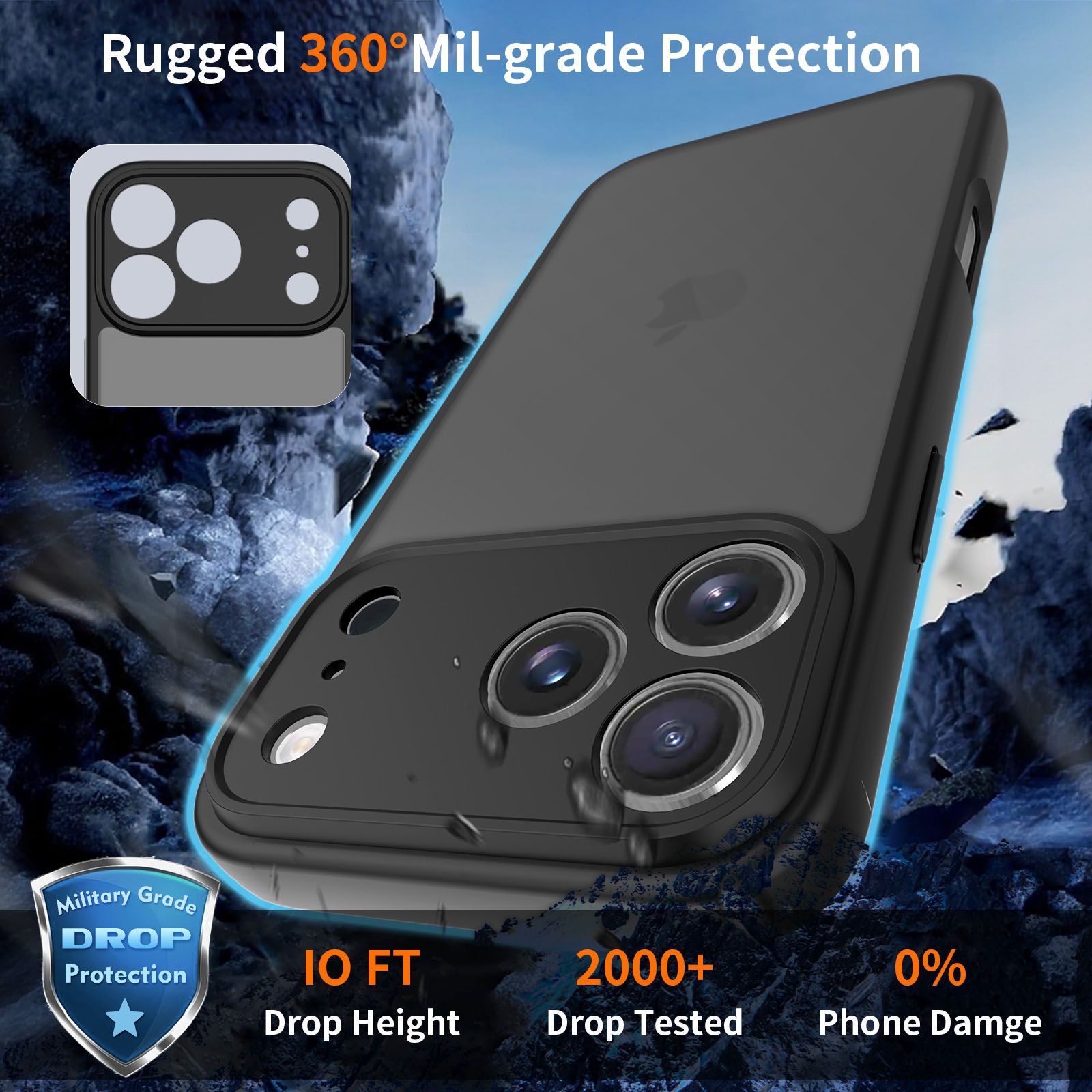 Frost Shield Translucent Matte Frosted Skin Feel Case — 146