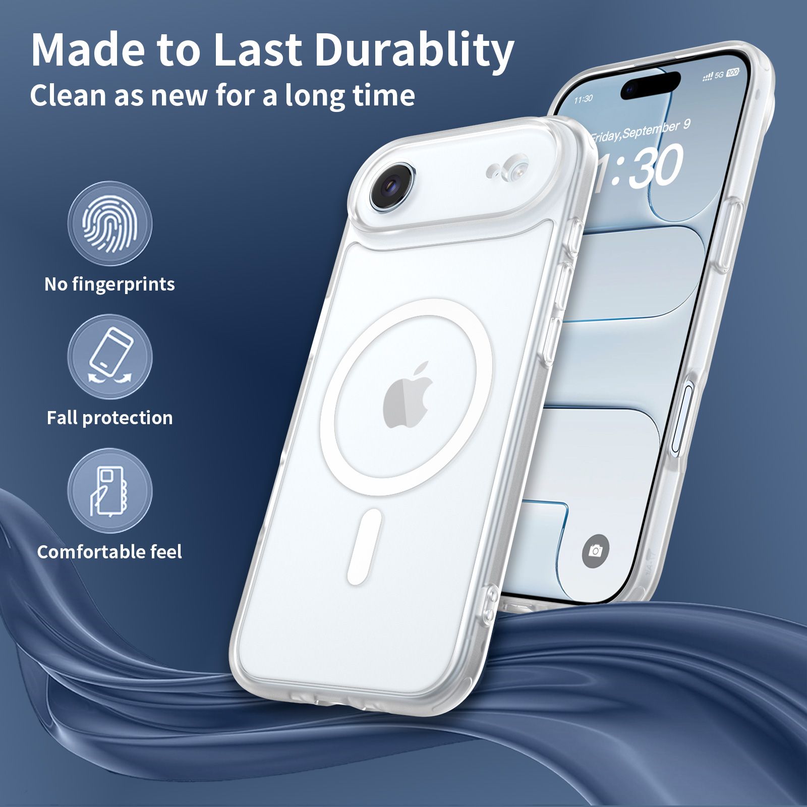 Frost Shield Translucent Matte Frosted Skin Feel Magsafe Case — 14