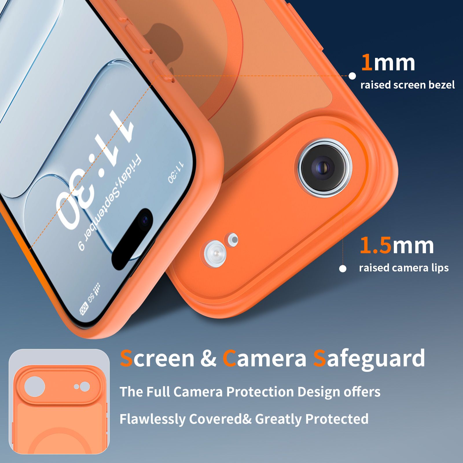 Frost Shield Translucent Matte Frosted Skin Feel Magsafe Case — 6