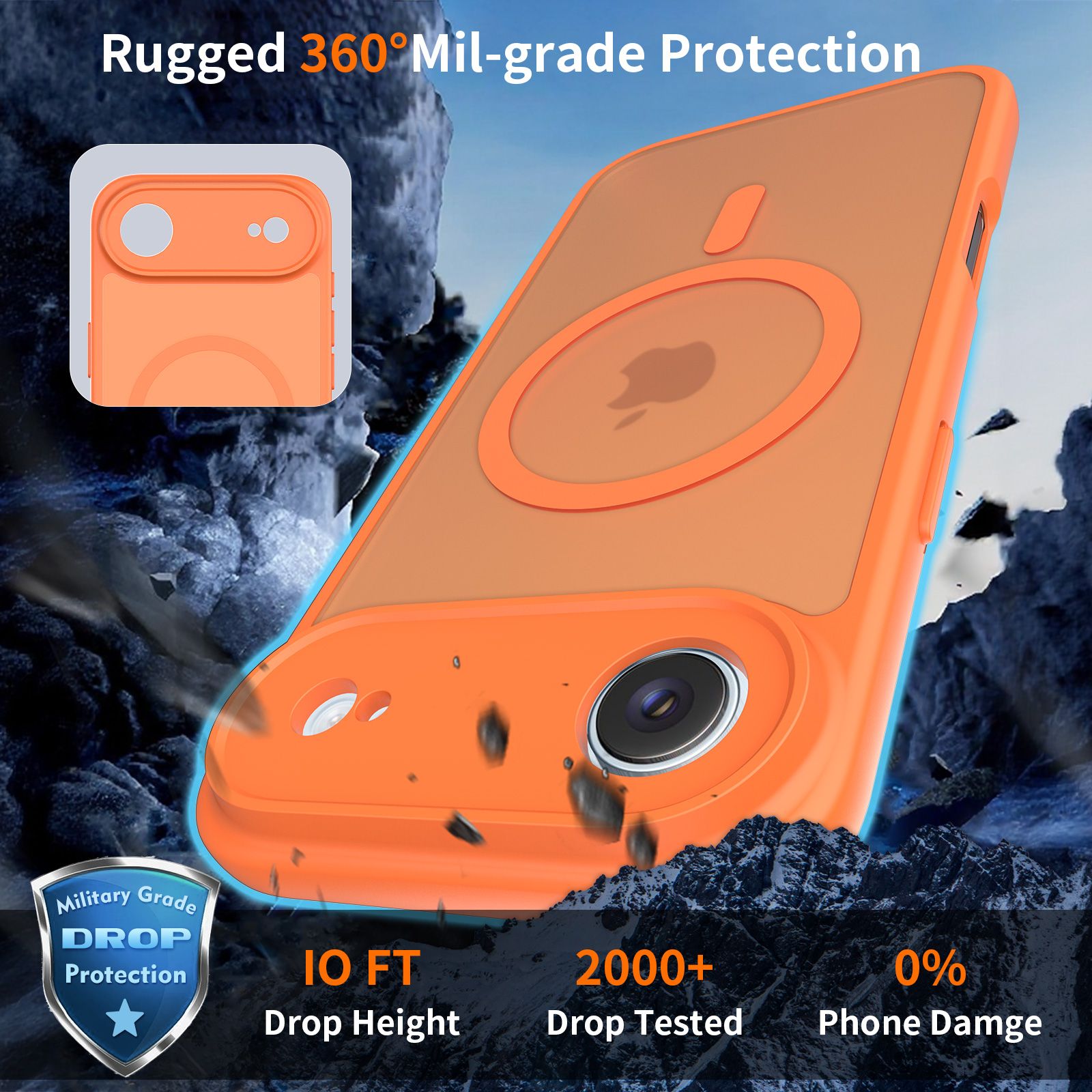 Frost Shield Translucent Matte Frosted Skin Feel Magsafe Case — 7