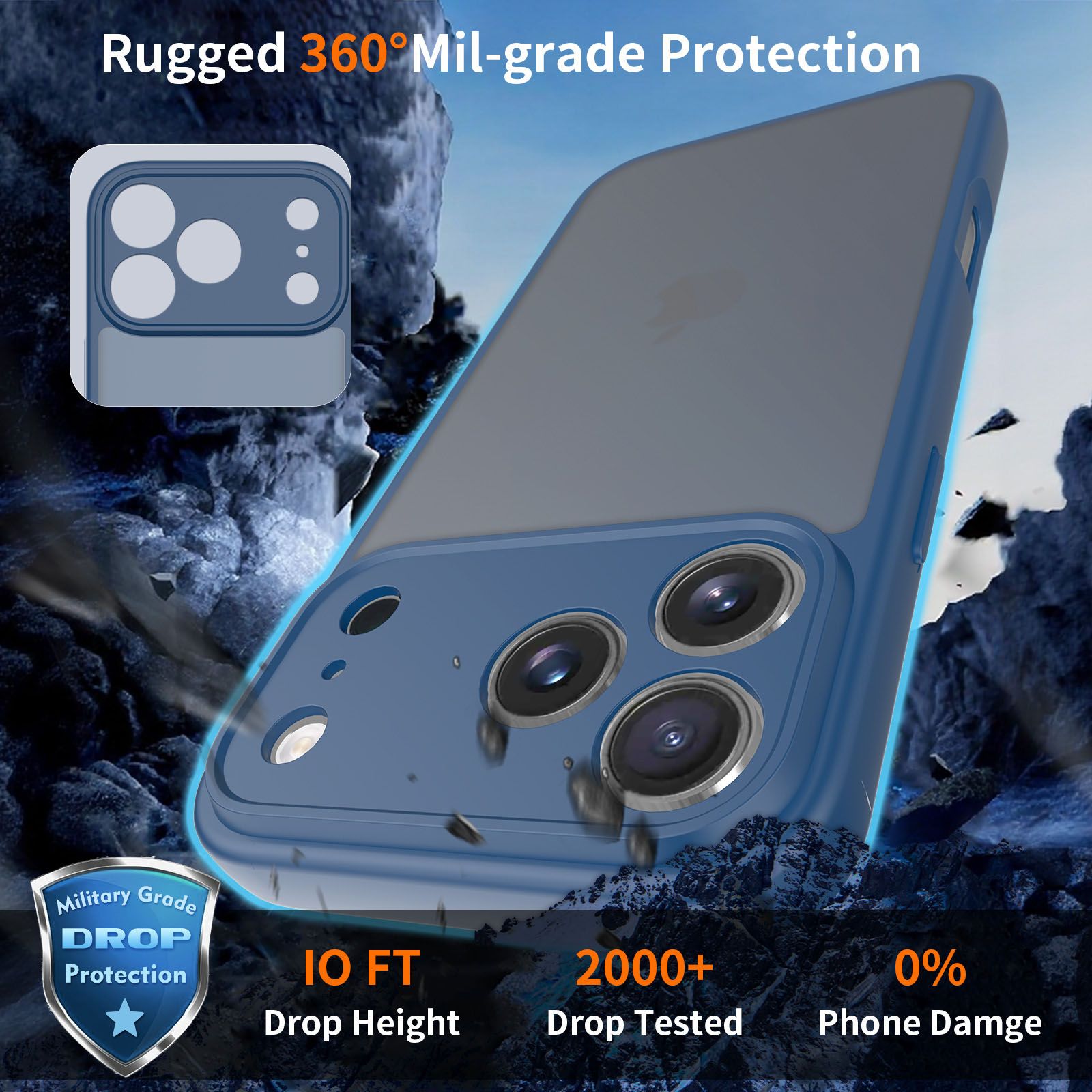 Frost Shield Translucent Matte Frosted Skin Feel Case — 176