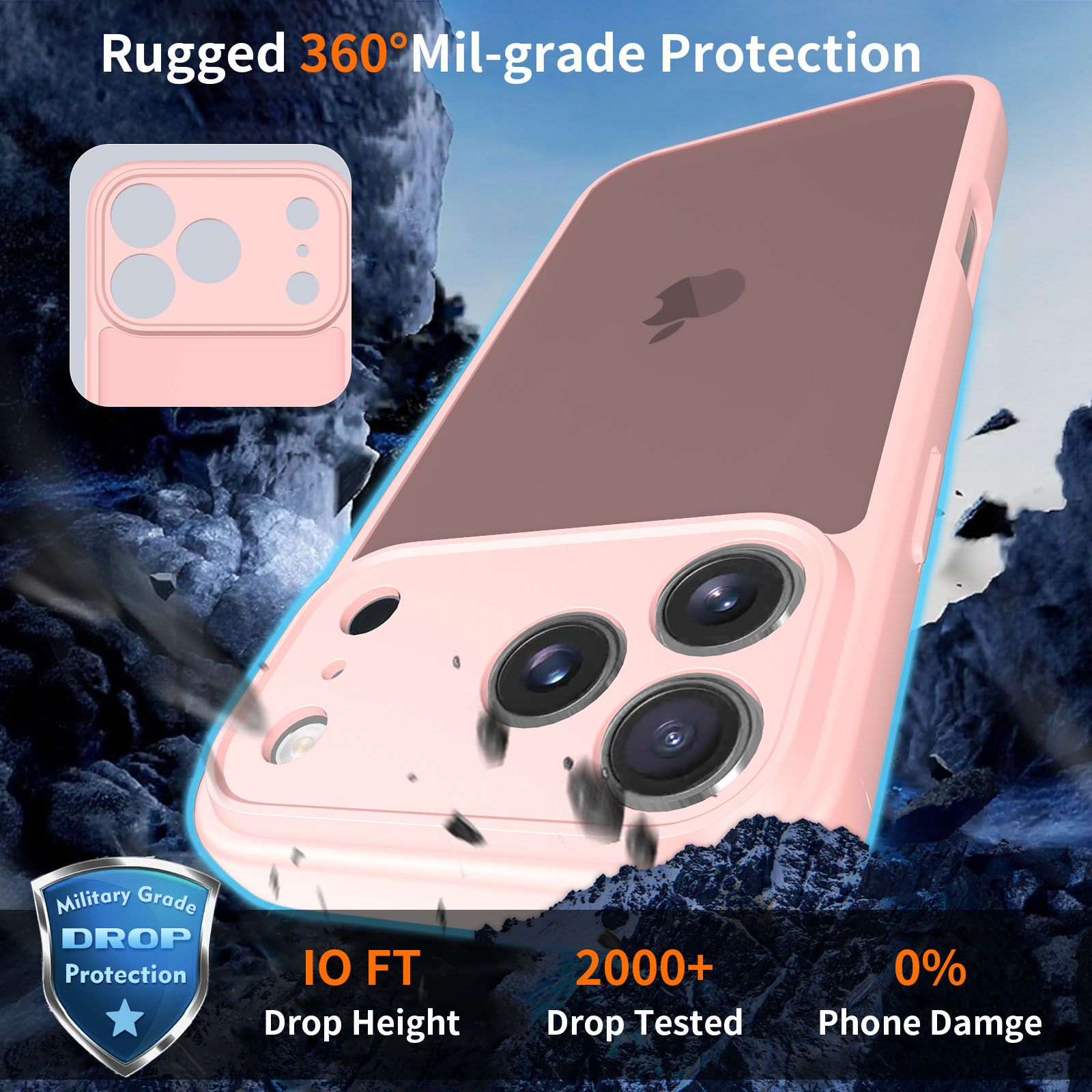 Frost Shield Translucent Matte Frosted Skin Feel Case — 156