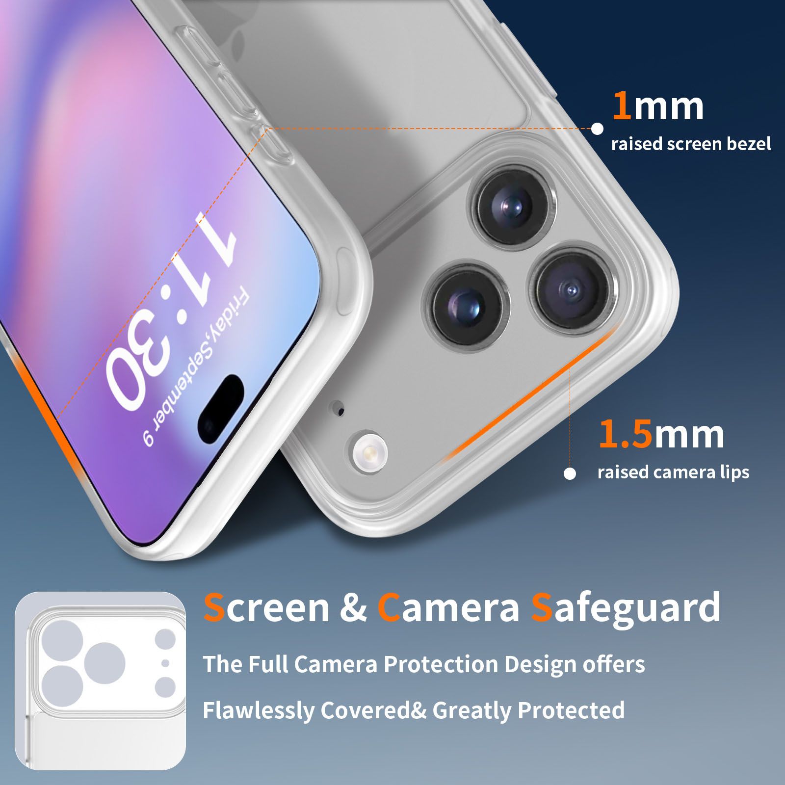 Frost Shield Translucent Matte Frosted Skin Feel Case — 185