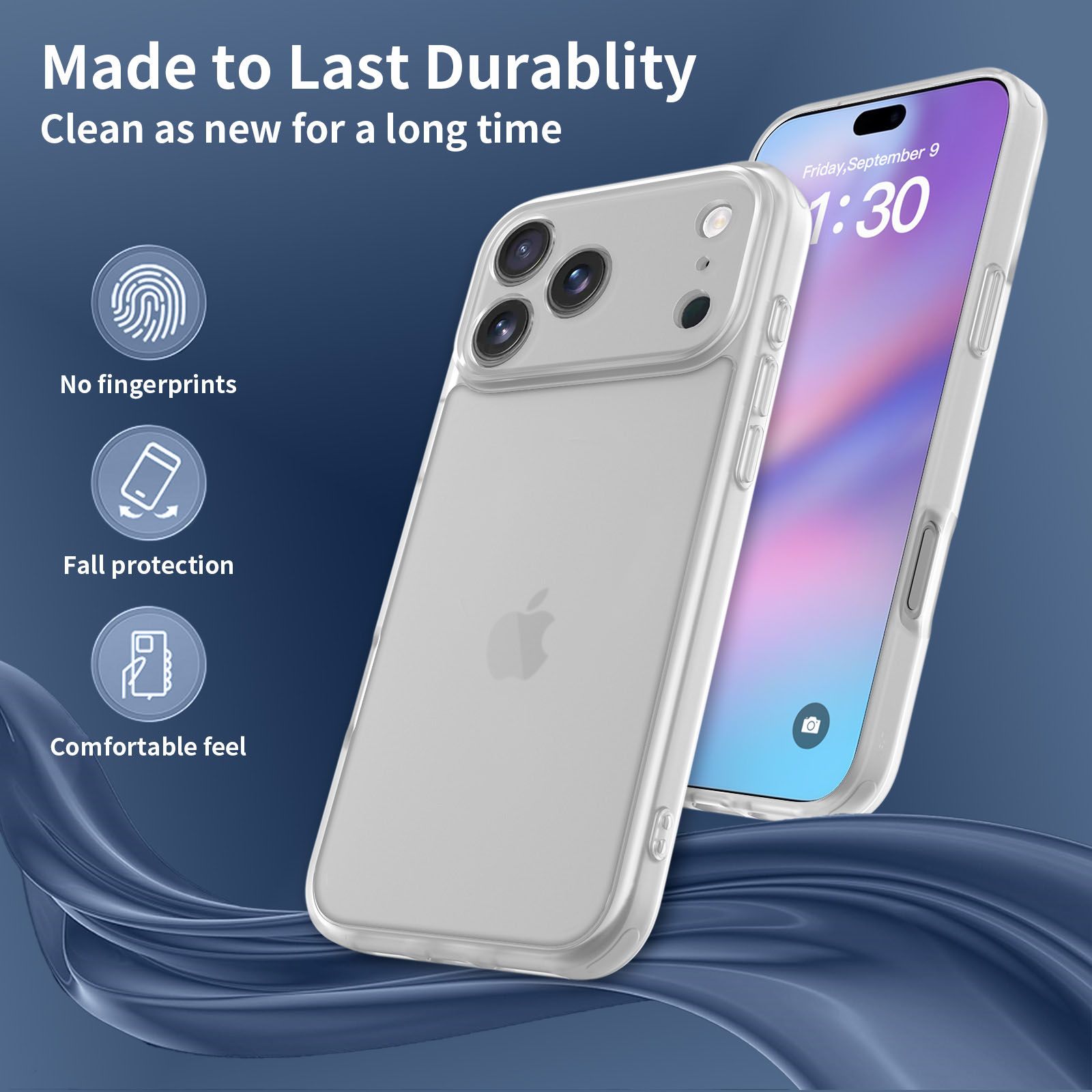 Frost Shield Translucent Matte Frosted Skin Feel Case — 187