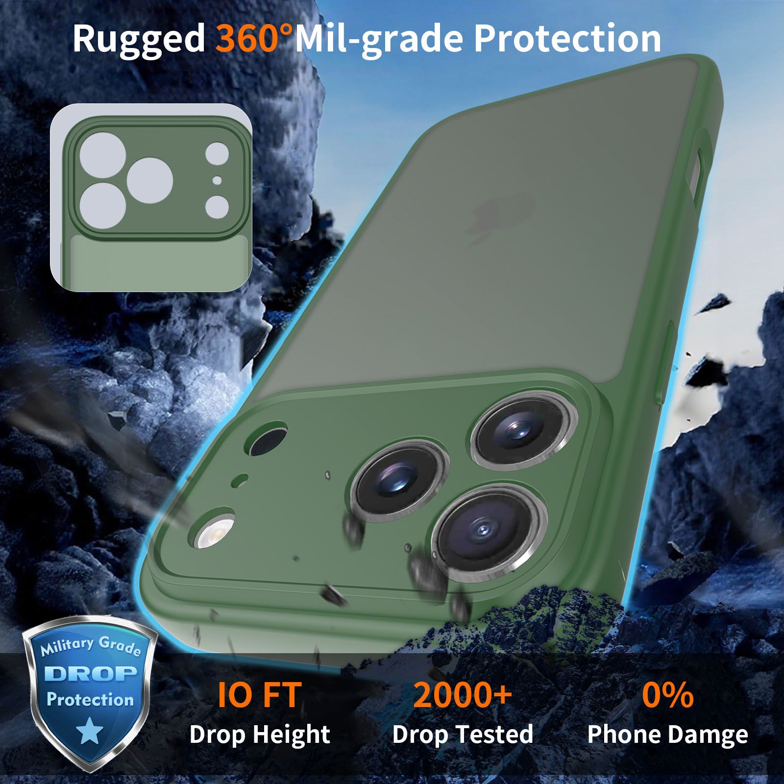 Frost Shield Translucent Matte Frosted Skin Feel Case — 171