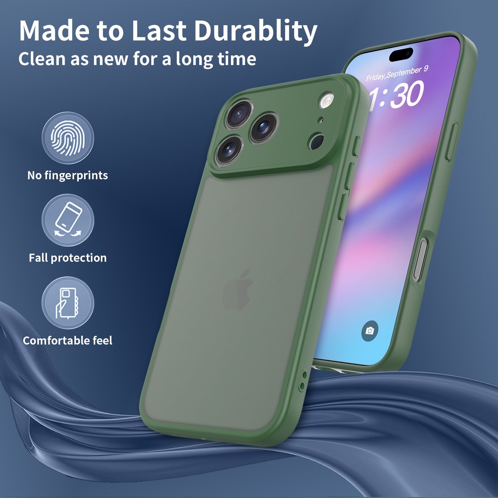 Frost Shield Translucent Matte Frosted Skin Feel Case — 172