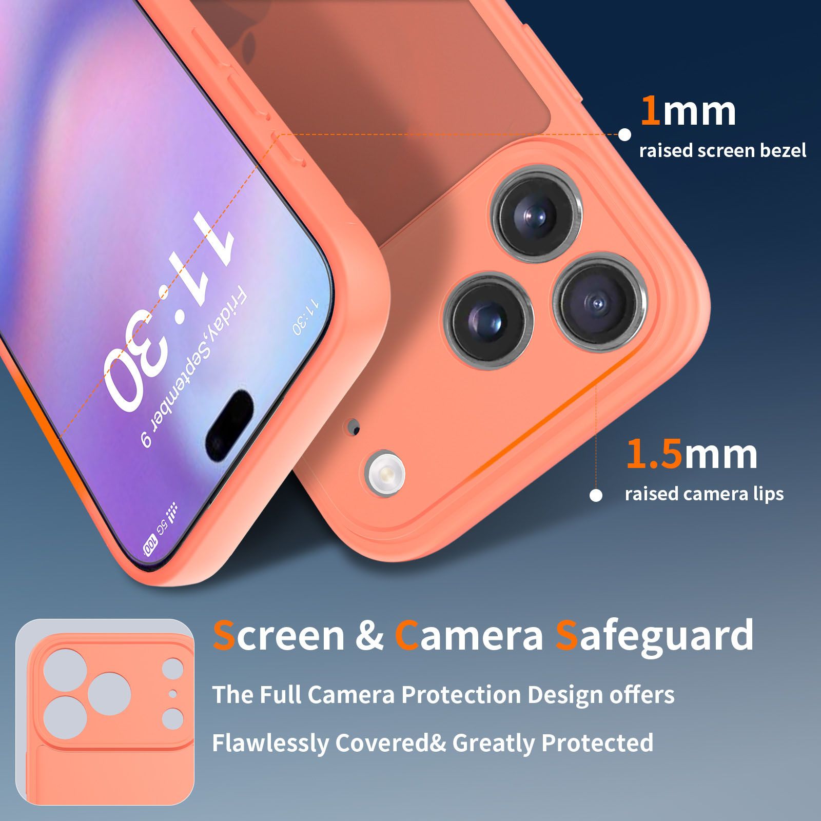Frost Shield Translucent Matte Frosted Skin Feel Case — 180