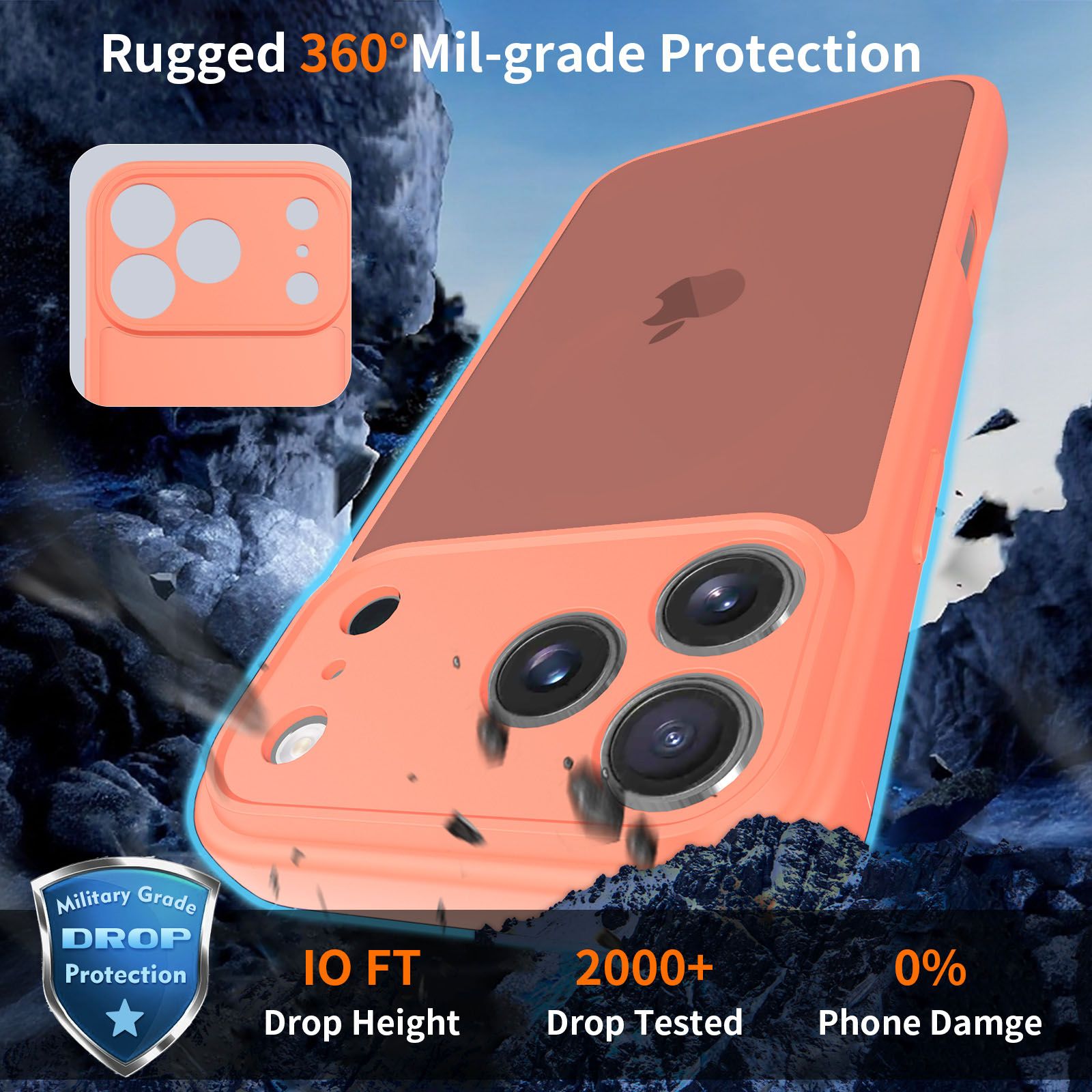 Frost Shield Translucent Matte Frosted Skin Feel Case — 181