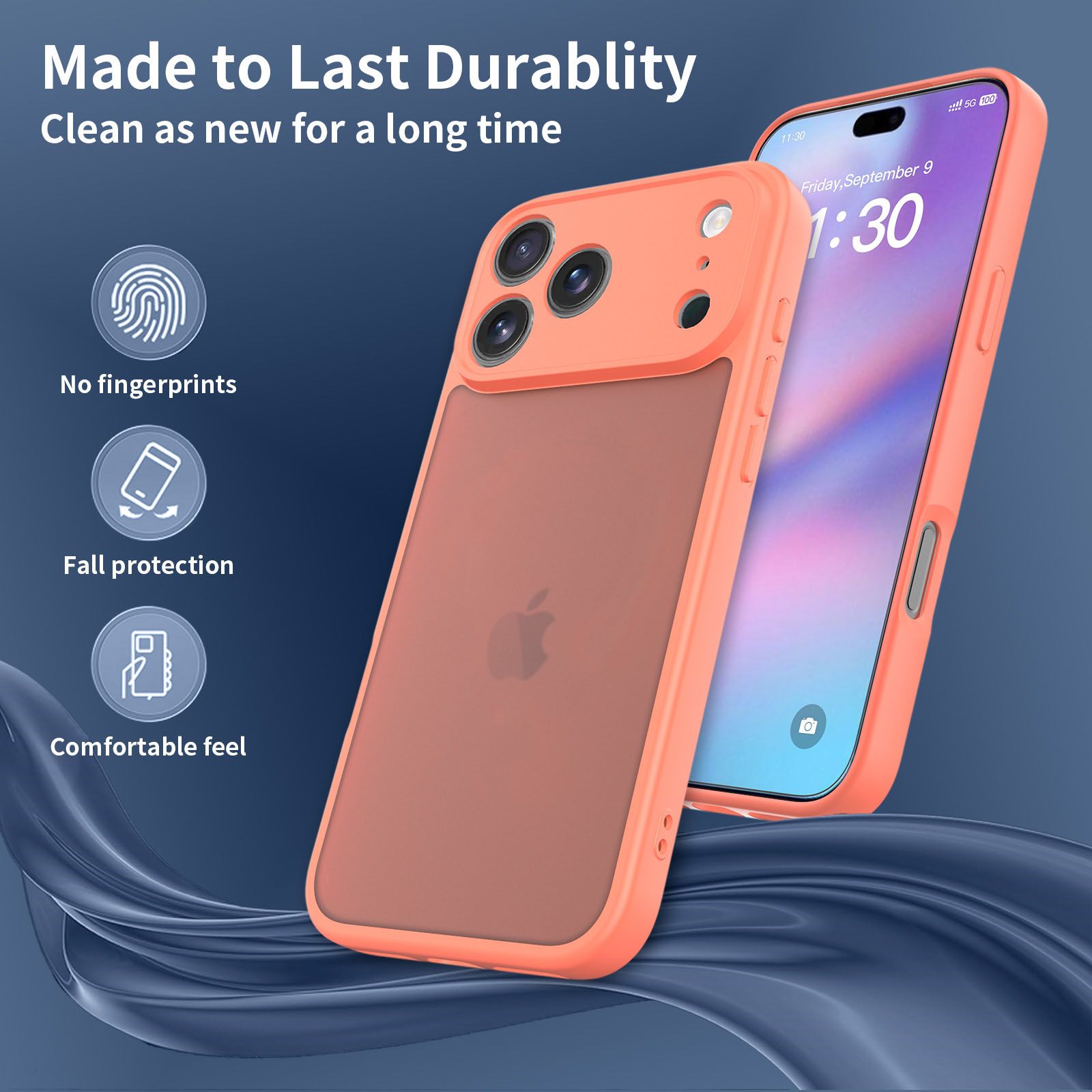 Frost Shield Translucent Matte Frosted Skin Feel Case — 182