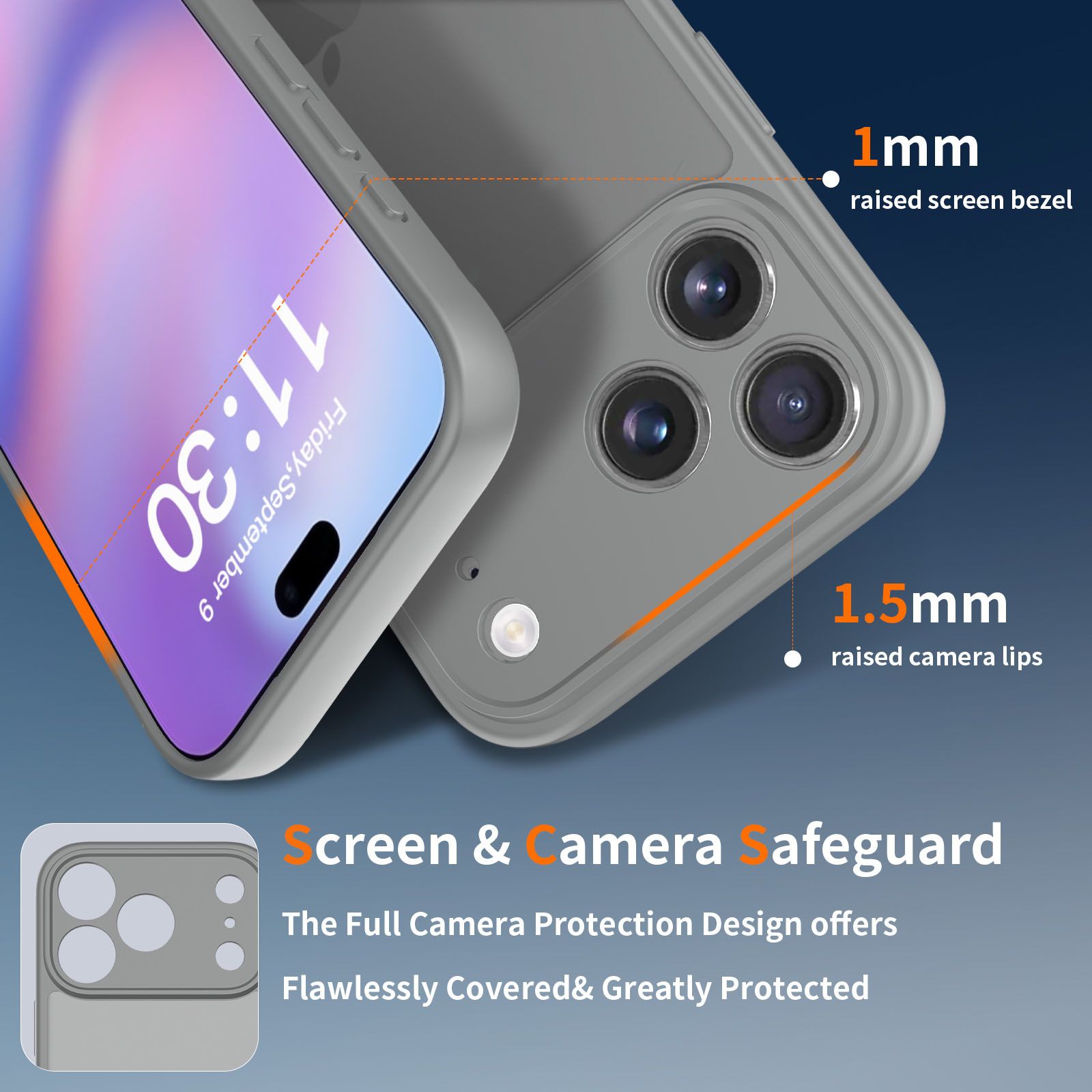 Frost Shield Translucent Matte Frosted Skin Feel Case — 150
