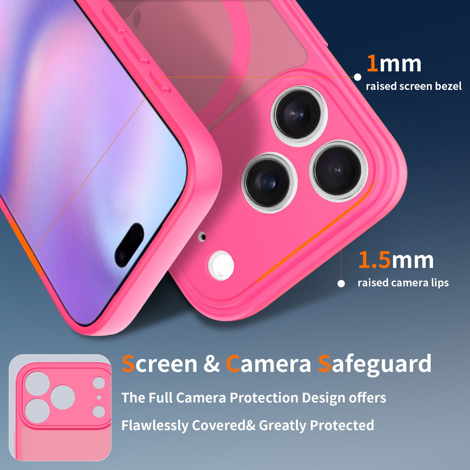 Frost Shield Translucent Matte Frosted Skin Feel Magsafe Case — 38