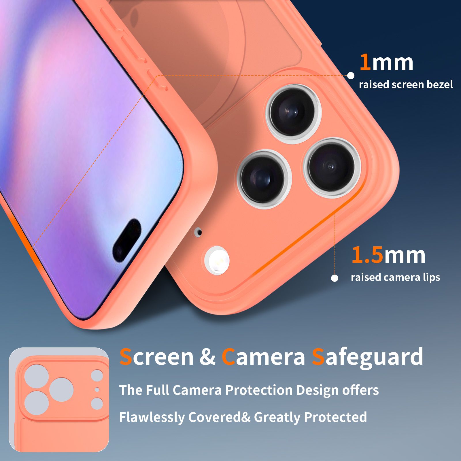 Frost Shield Translucent Matte Frosted Skin Feel Magsafe Case — 62