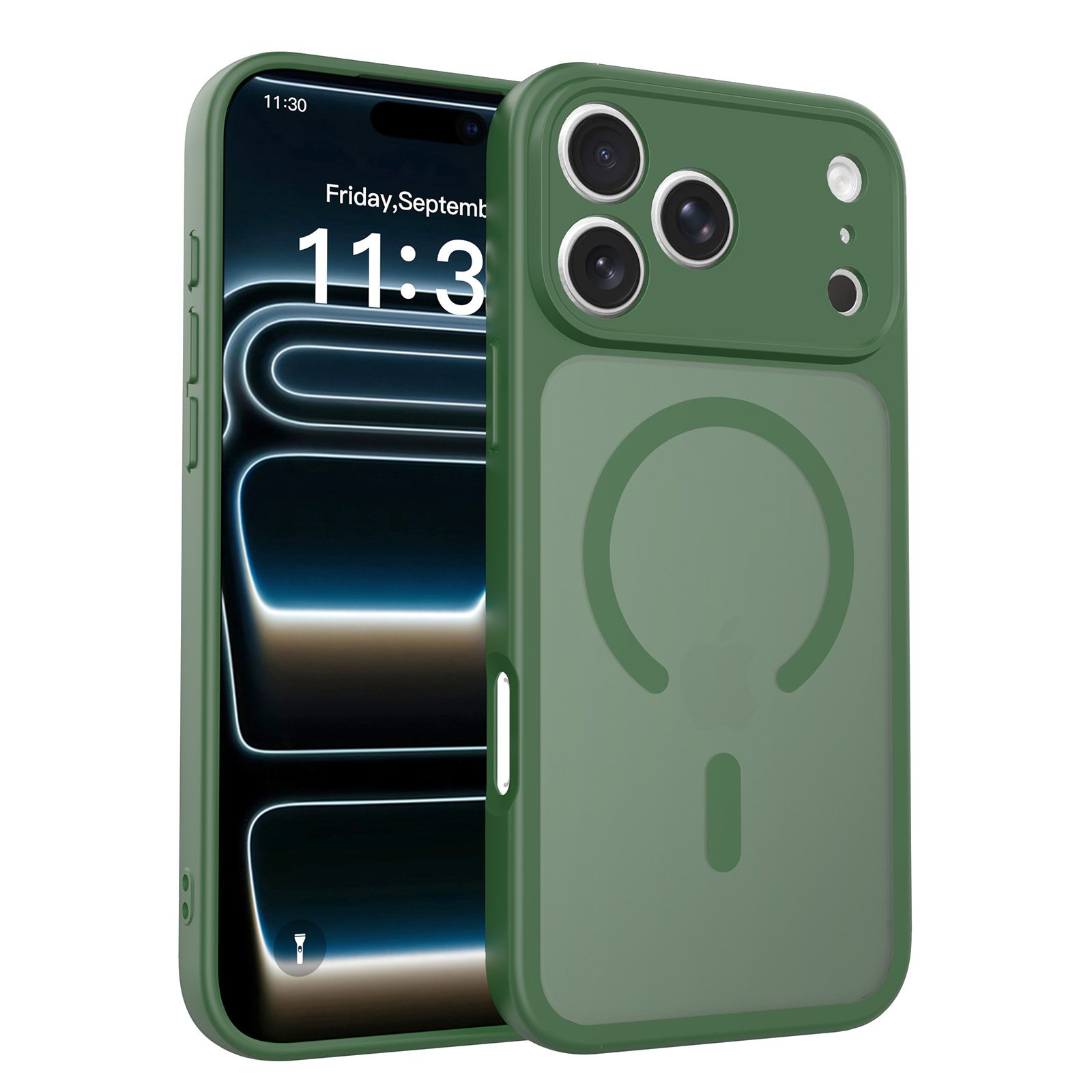 Frost Shield Translucent Matte Frosted Skin Feel Magsafe Case — 165