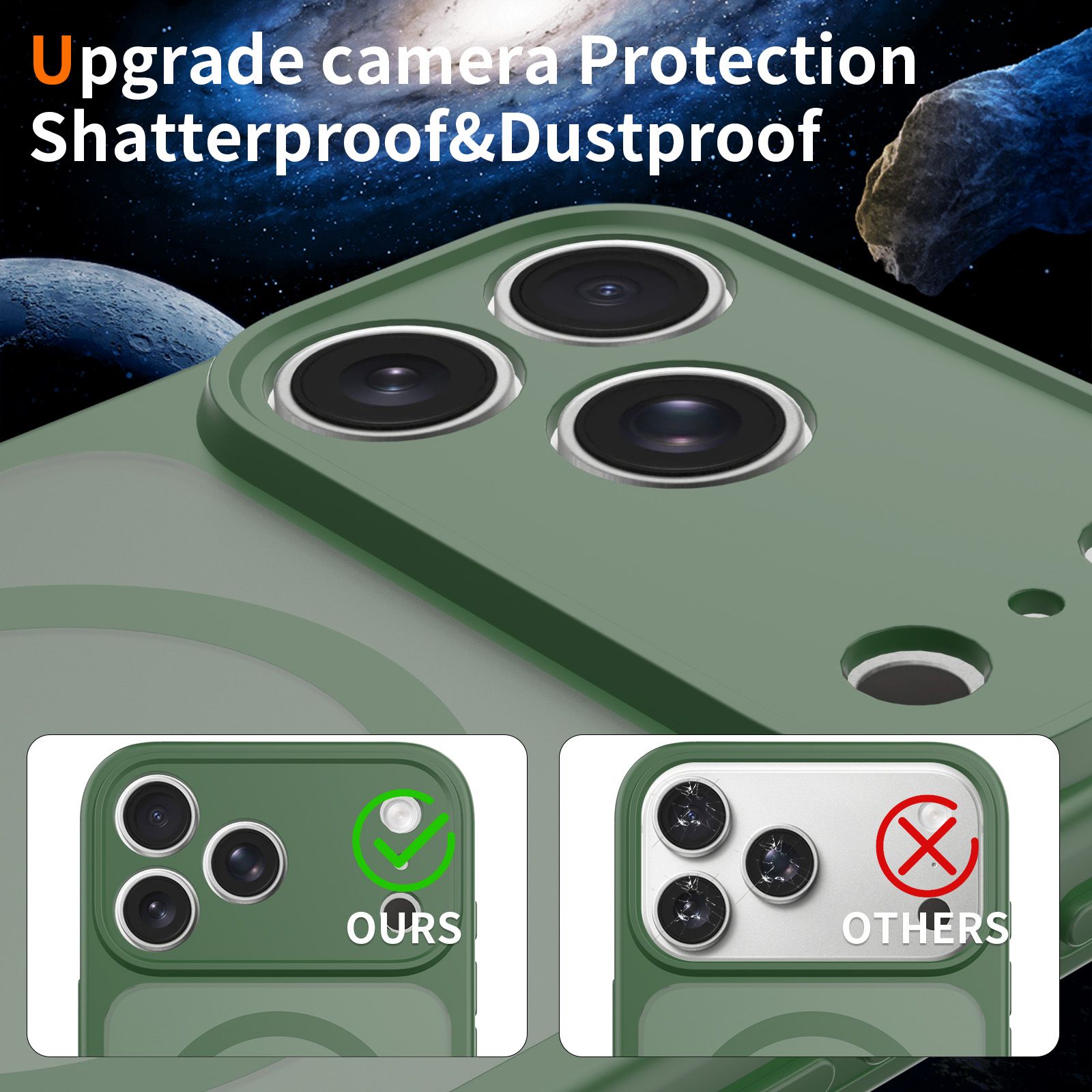 Frost Shield Translucent Matte Frosted Skin Feel Magsafe Case — 170