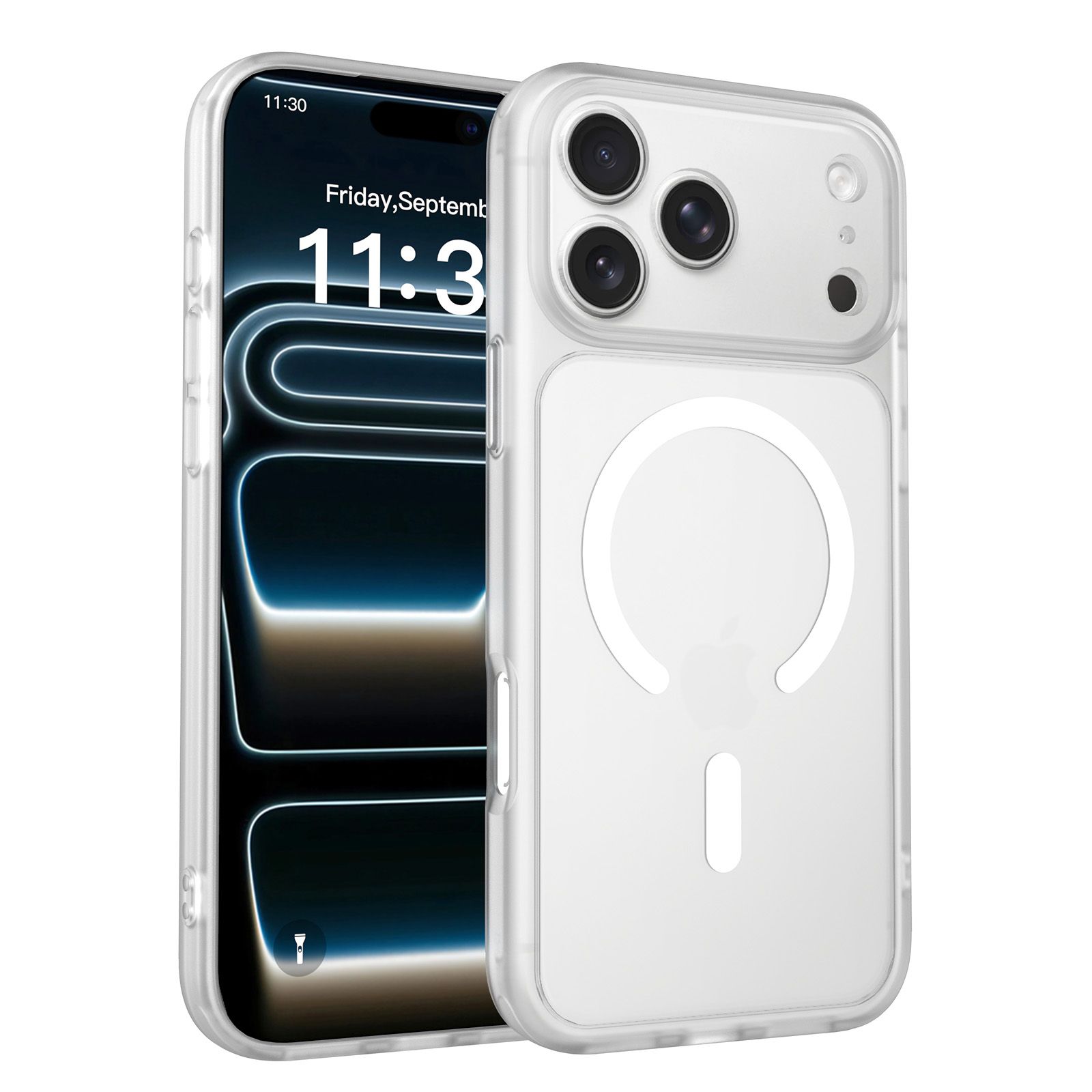 Frost Shield Translucent Matte Frosted Skin Feel Magsafe Case — 177