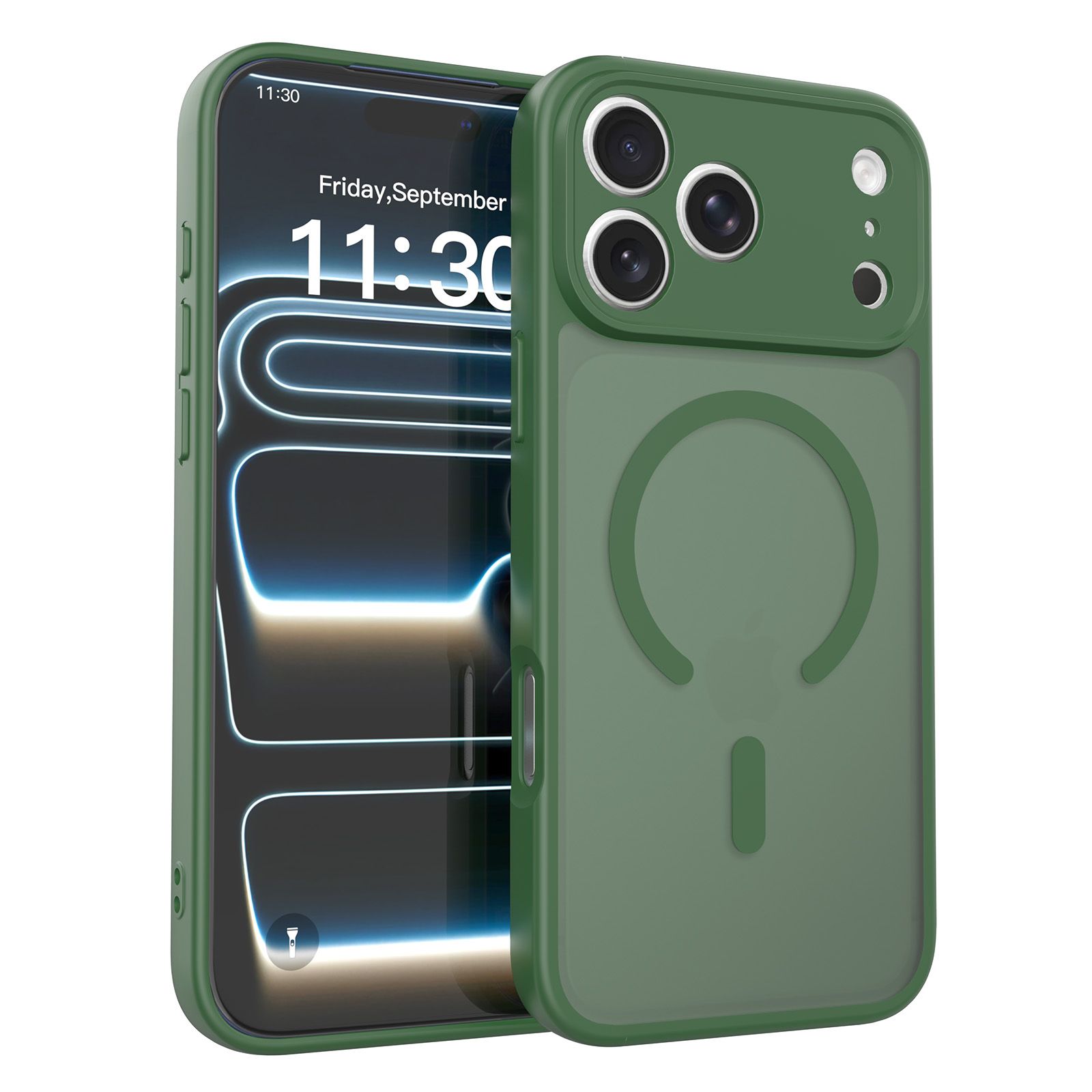 Frost Shield Translucent Matte Frosted Skin Feel Magsafe Case — 111