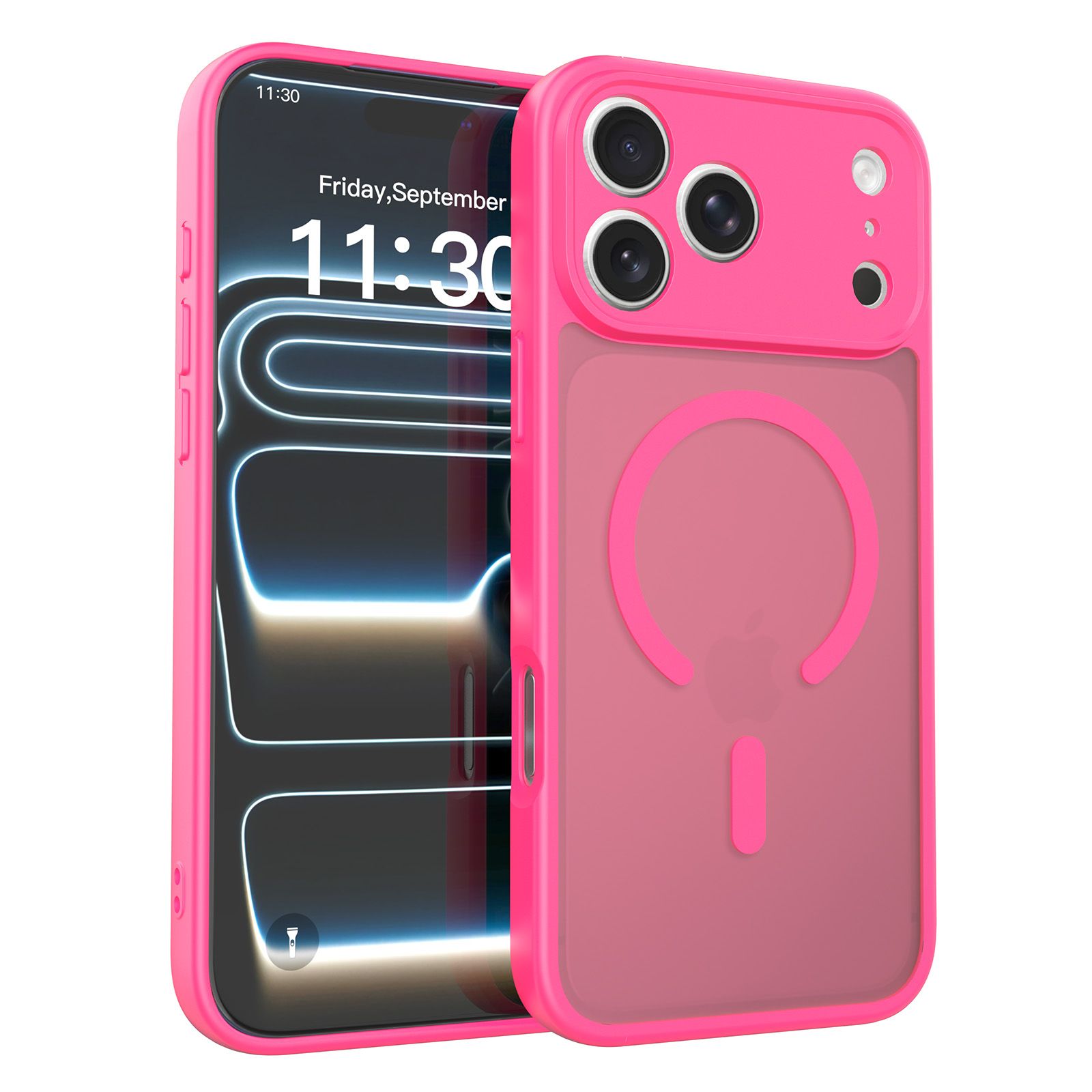 Frost Shield Translucent Matte Frosted Skin Feel Magsafe Case — 93